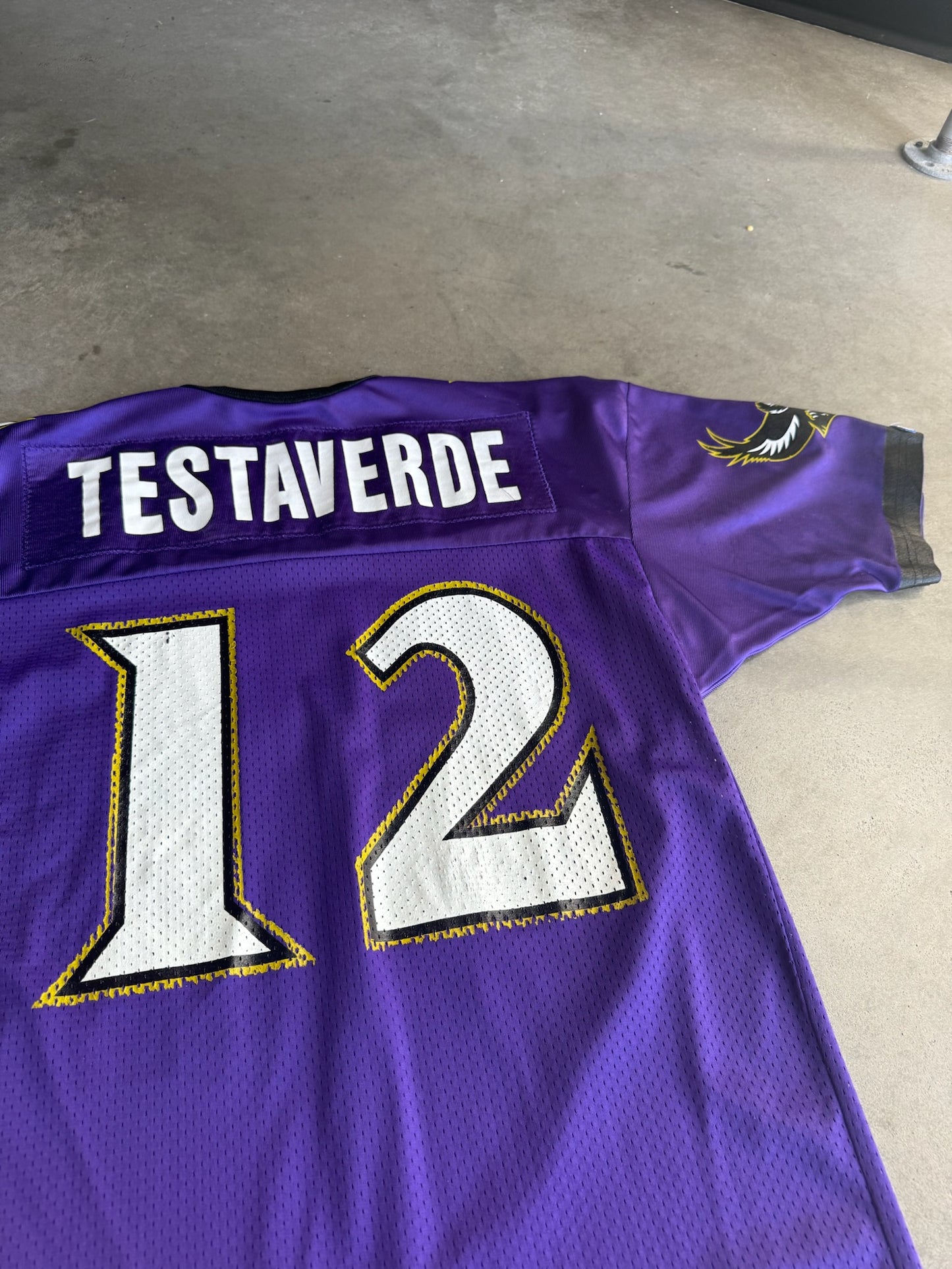 (M) Testaverde Baltimore Ravens Jersey