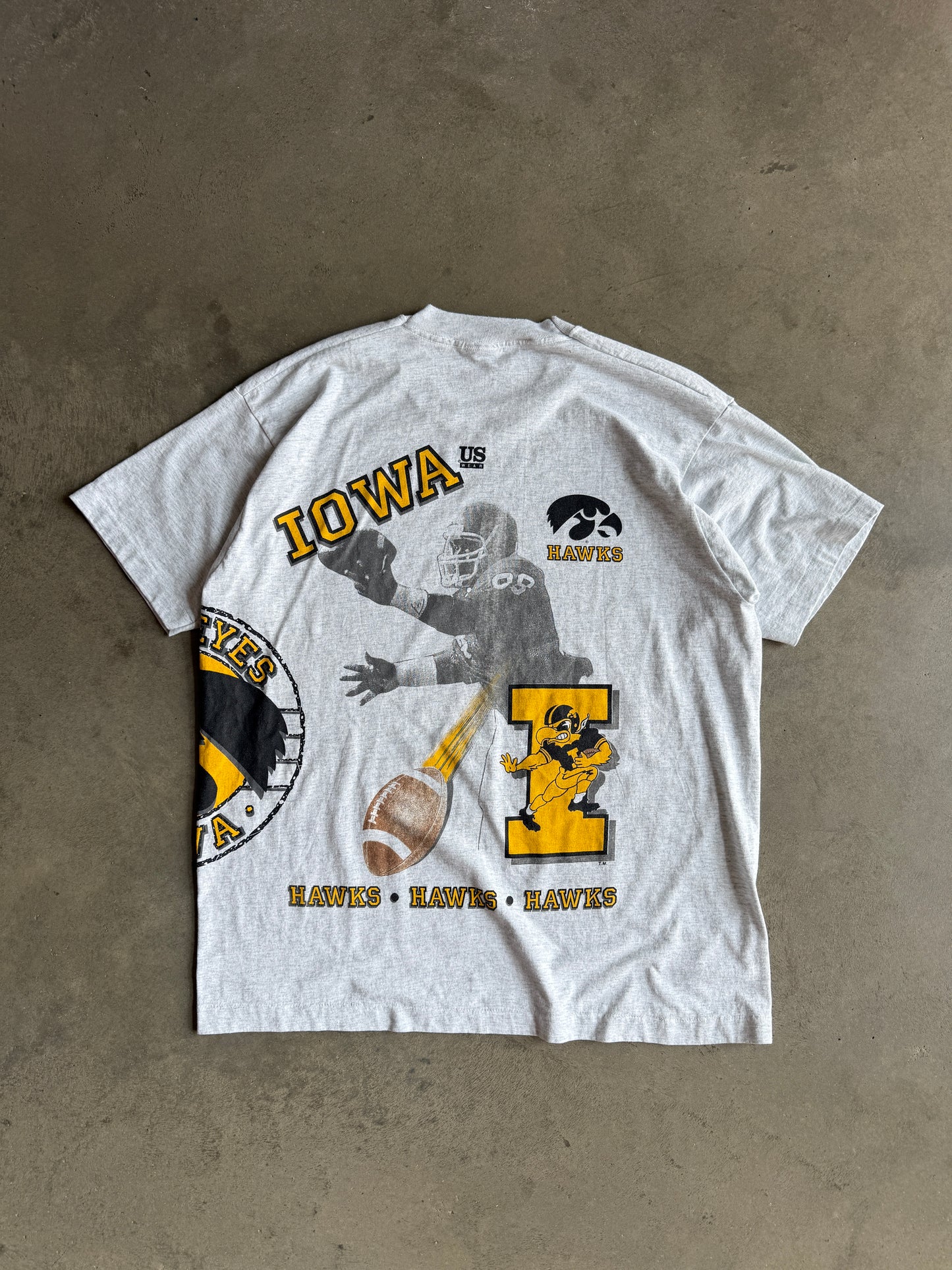 (XL) Iowa Football AOP Tee