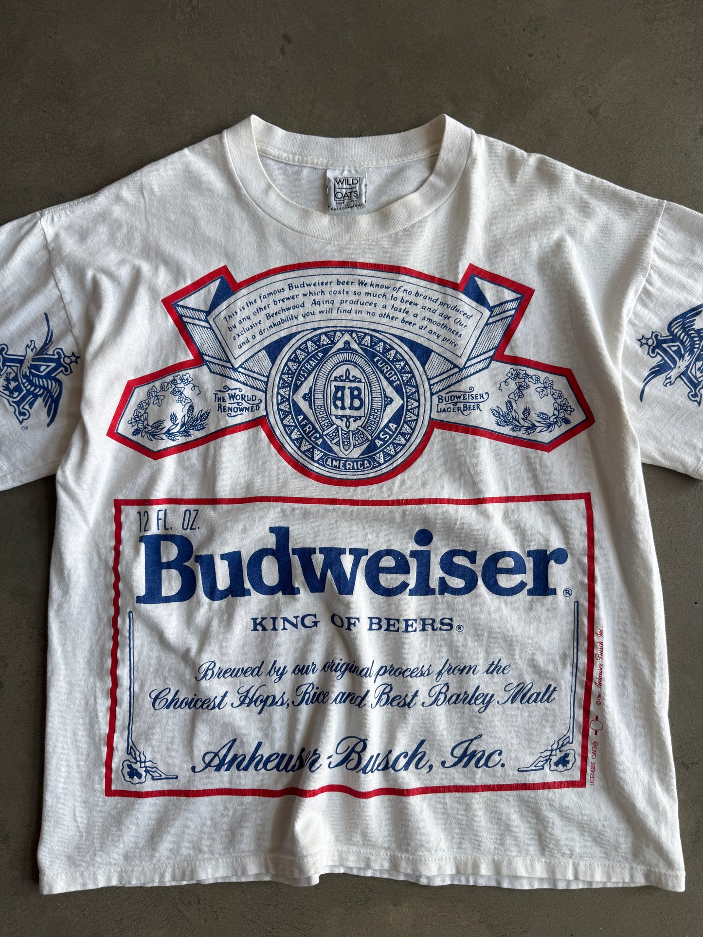 (XL) Budweiser AOP Tee