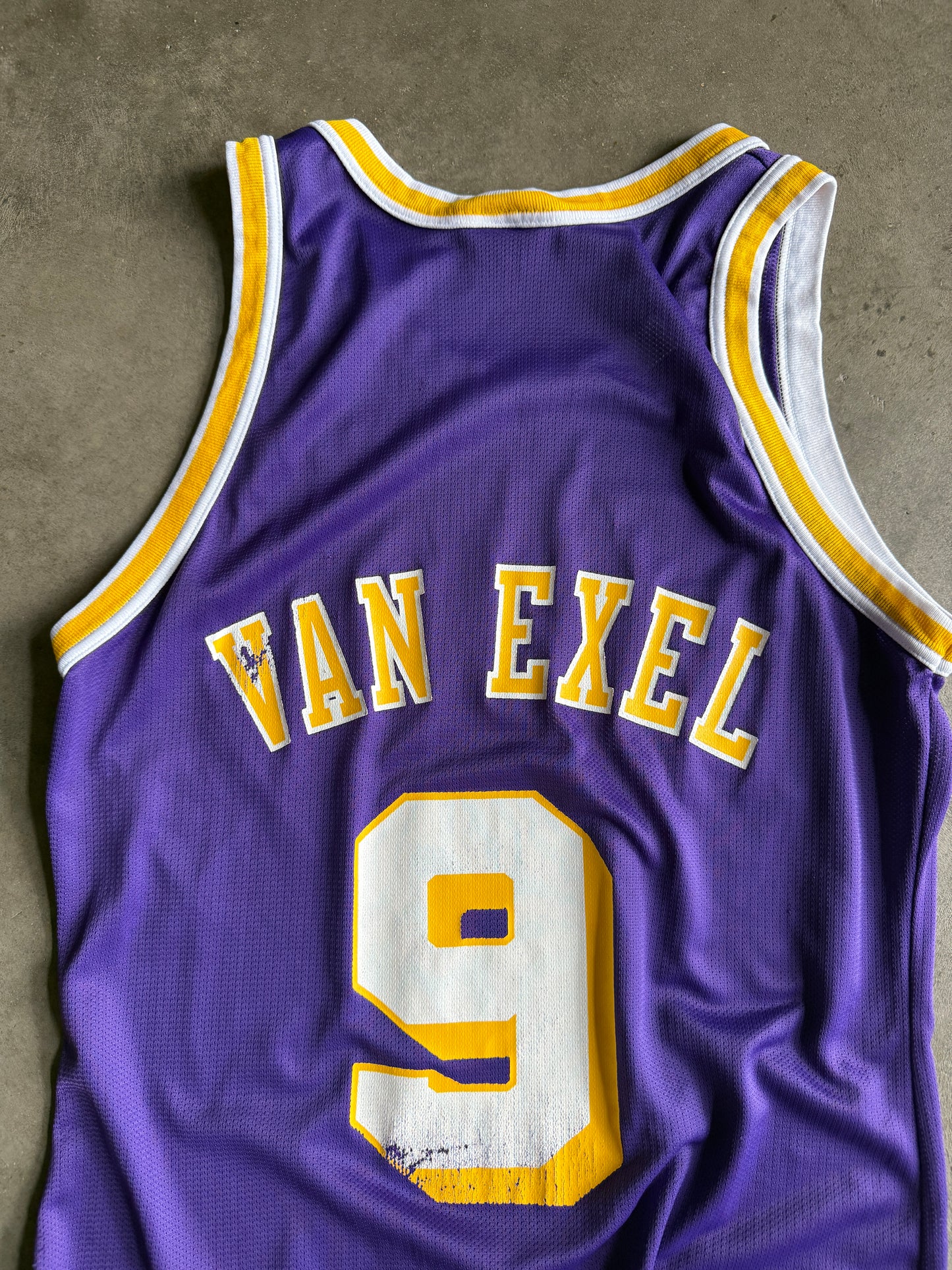 (M) Lakers Van Exel Jersey