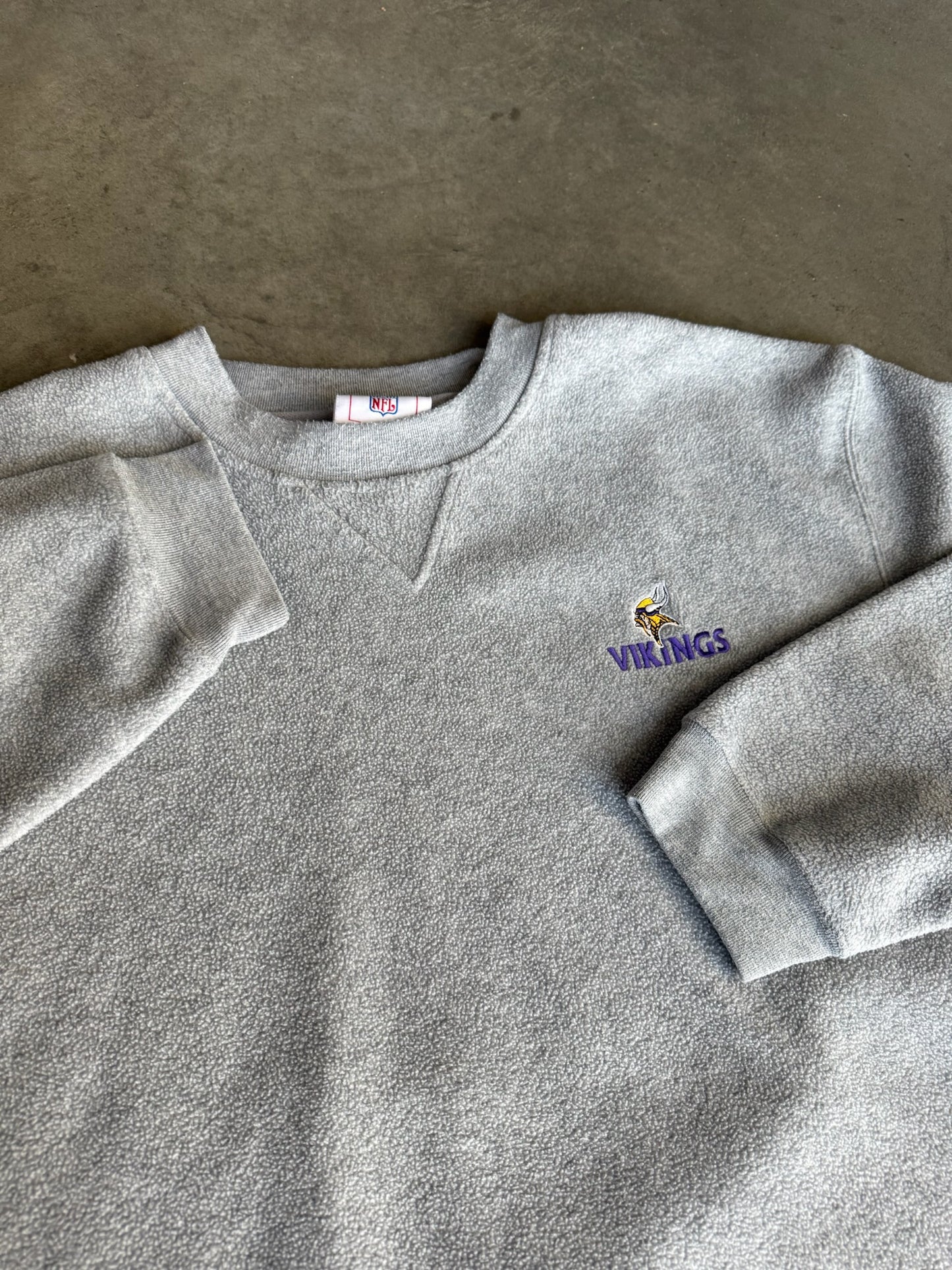 (XL) Minnesota Vikings Fleece Crew