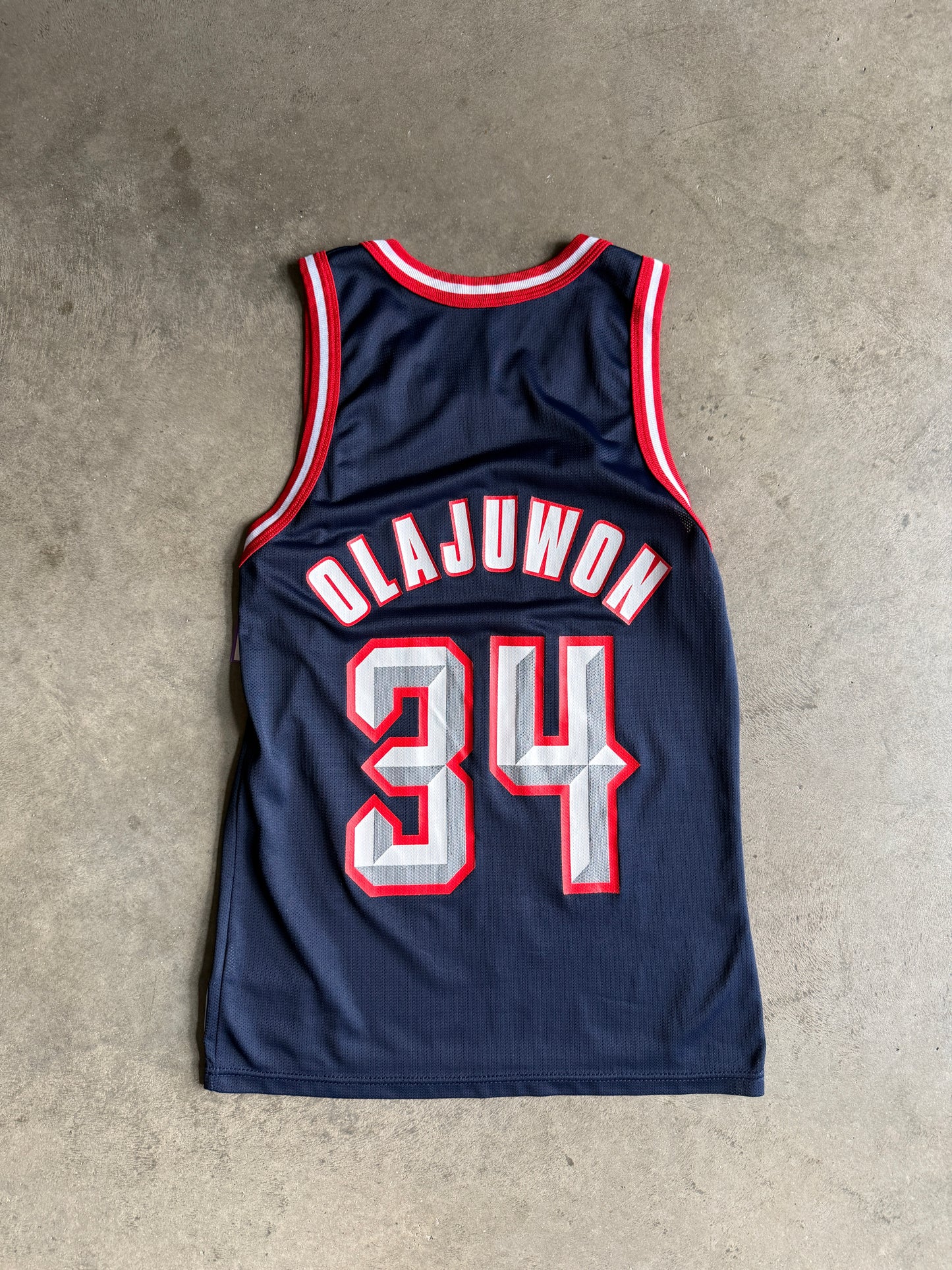 (M) Rockets Olajuwon Jersey
