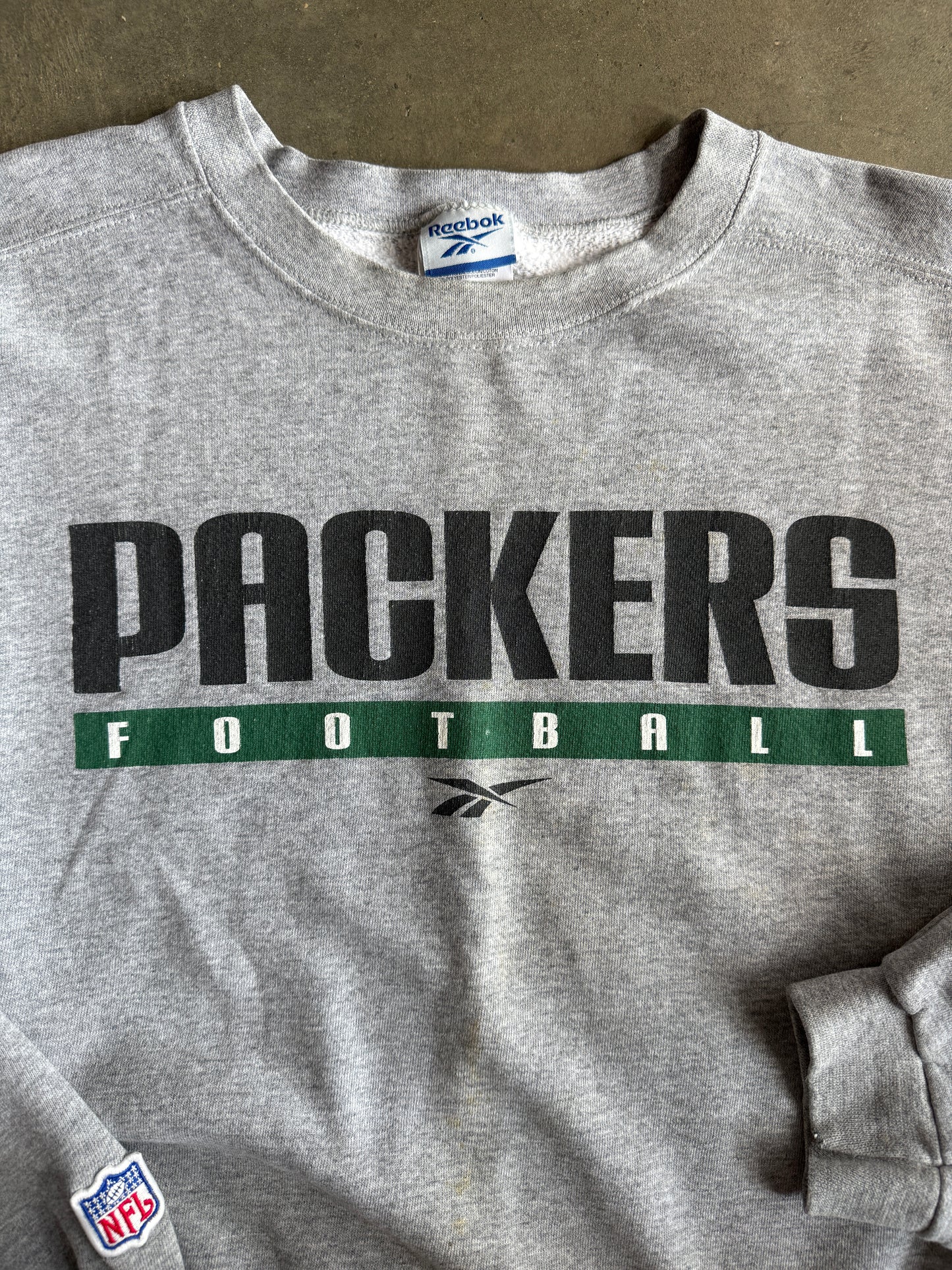 (XL) Green Bay Packers Reebok Crew
