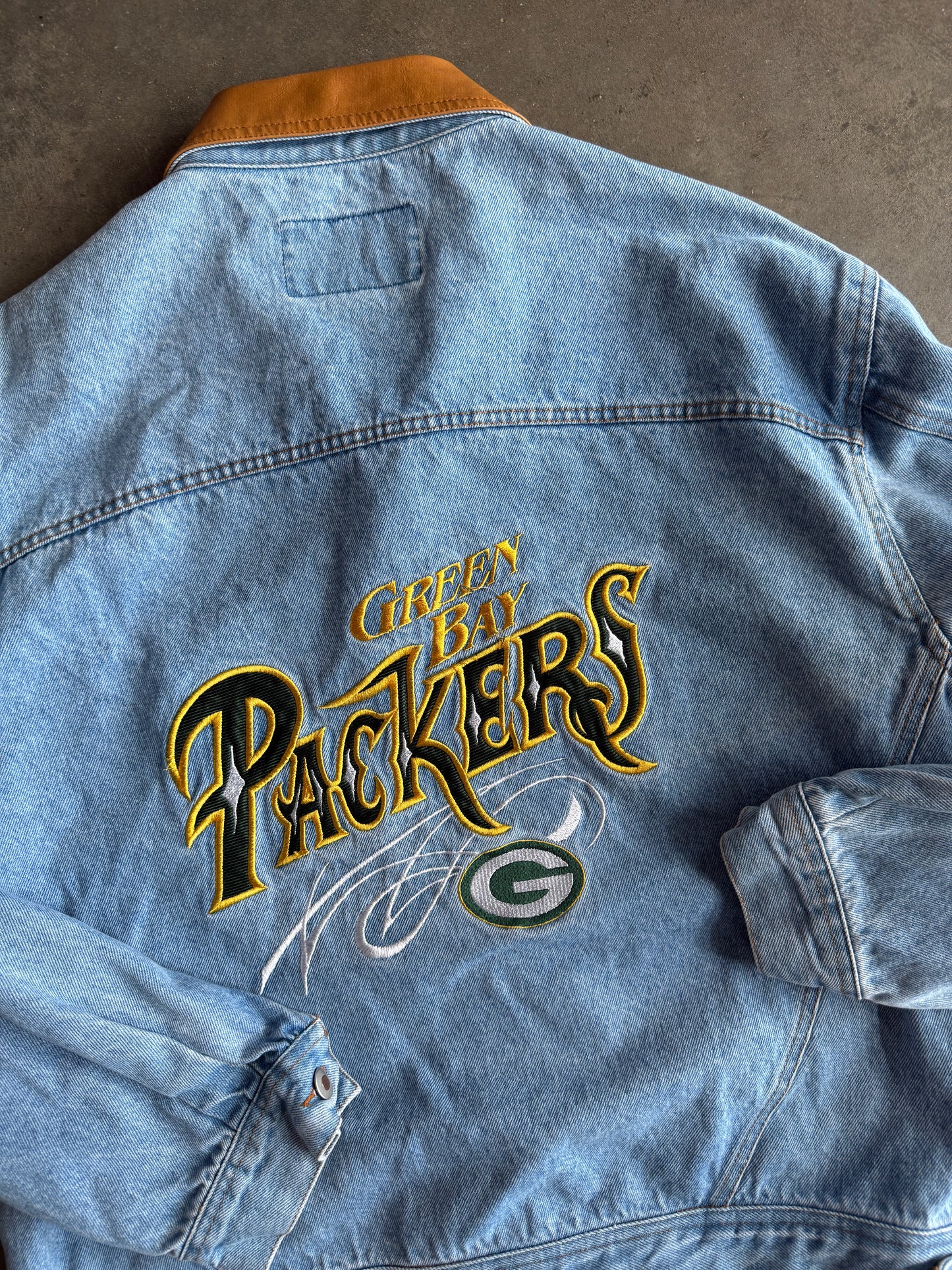 (XL) Green Bay Packers Denim Jacket