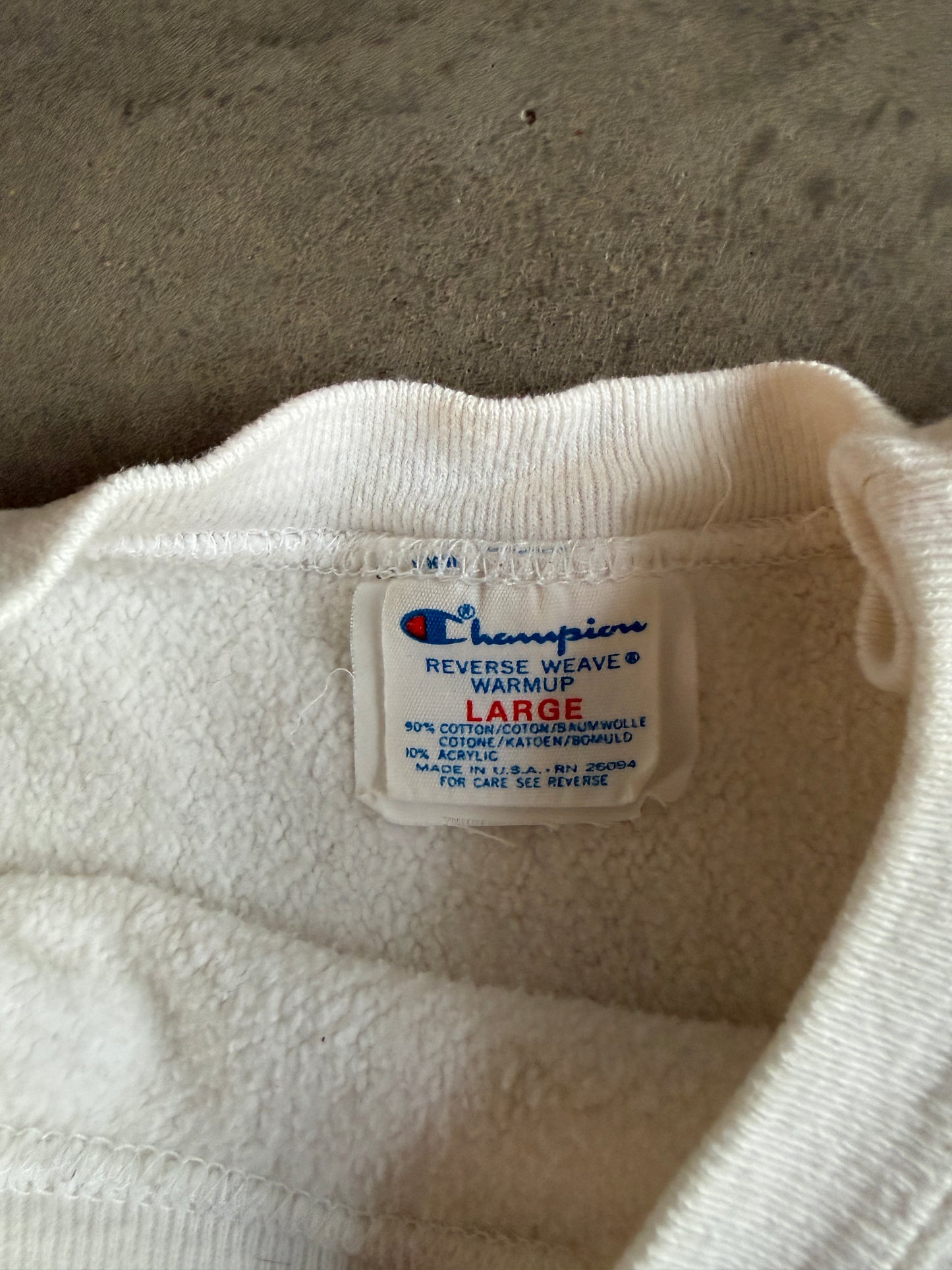 (L) UNI Champion Reverse Weave Crew