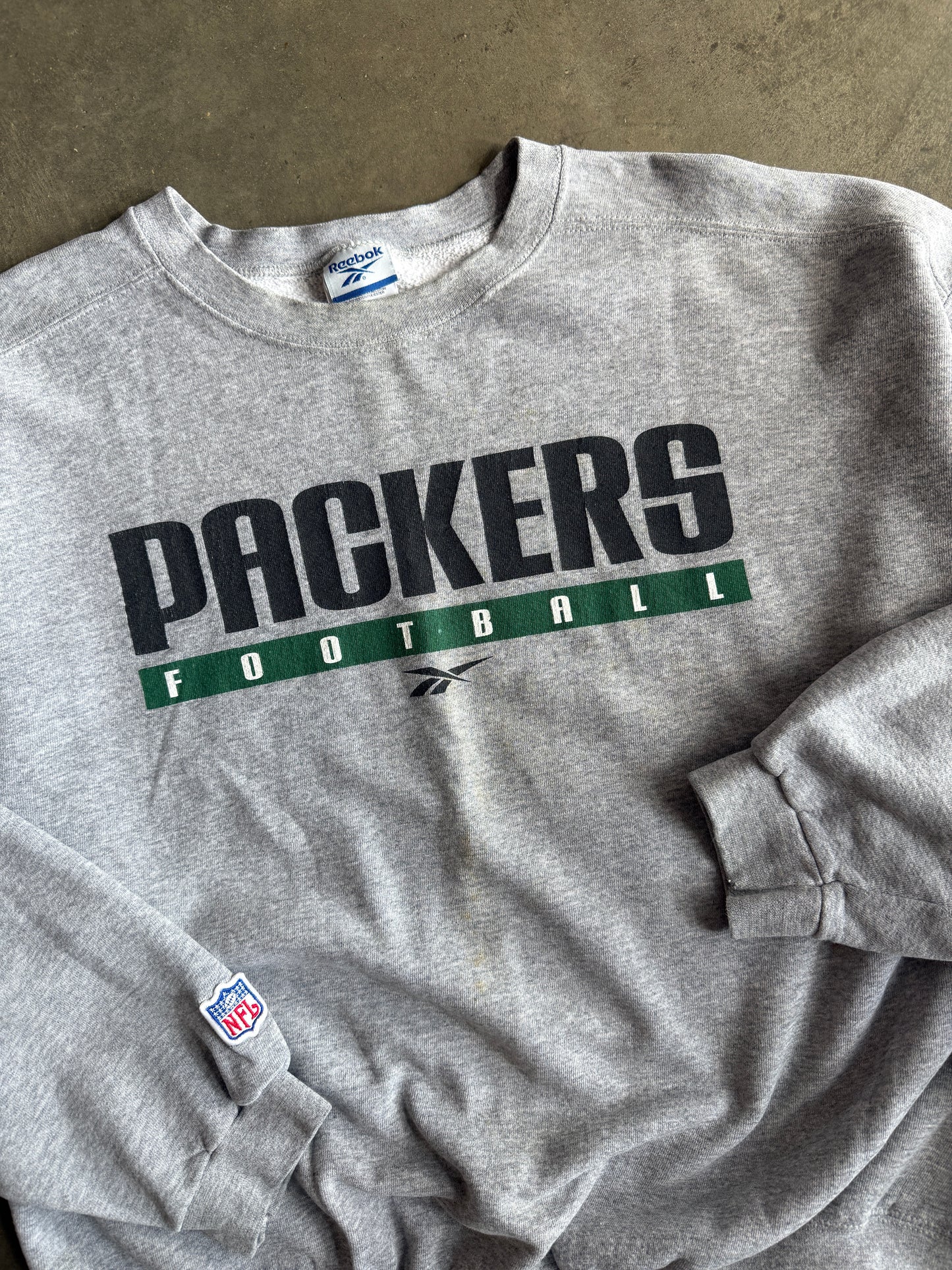 (XL) Green Bay Packers Reebok Crew