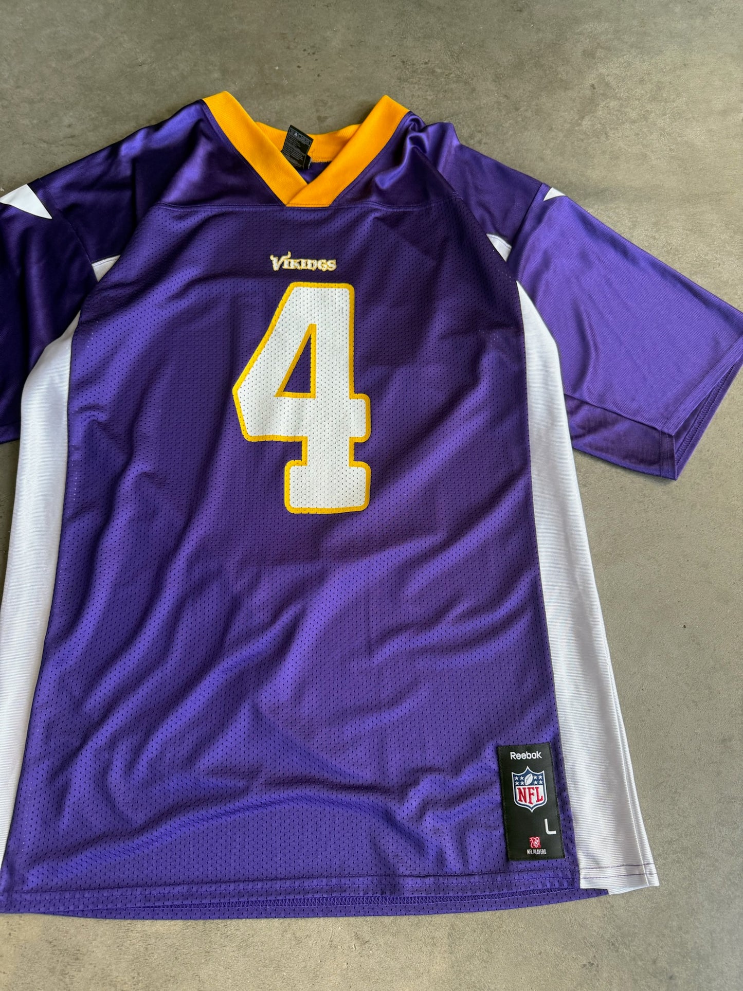 (L) Minnesota Vikings Brett Favre Jersey