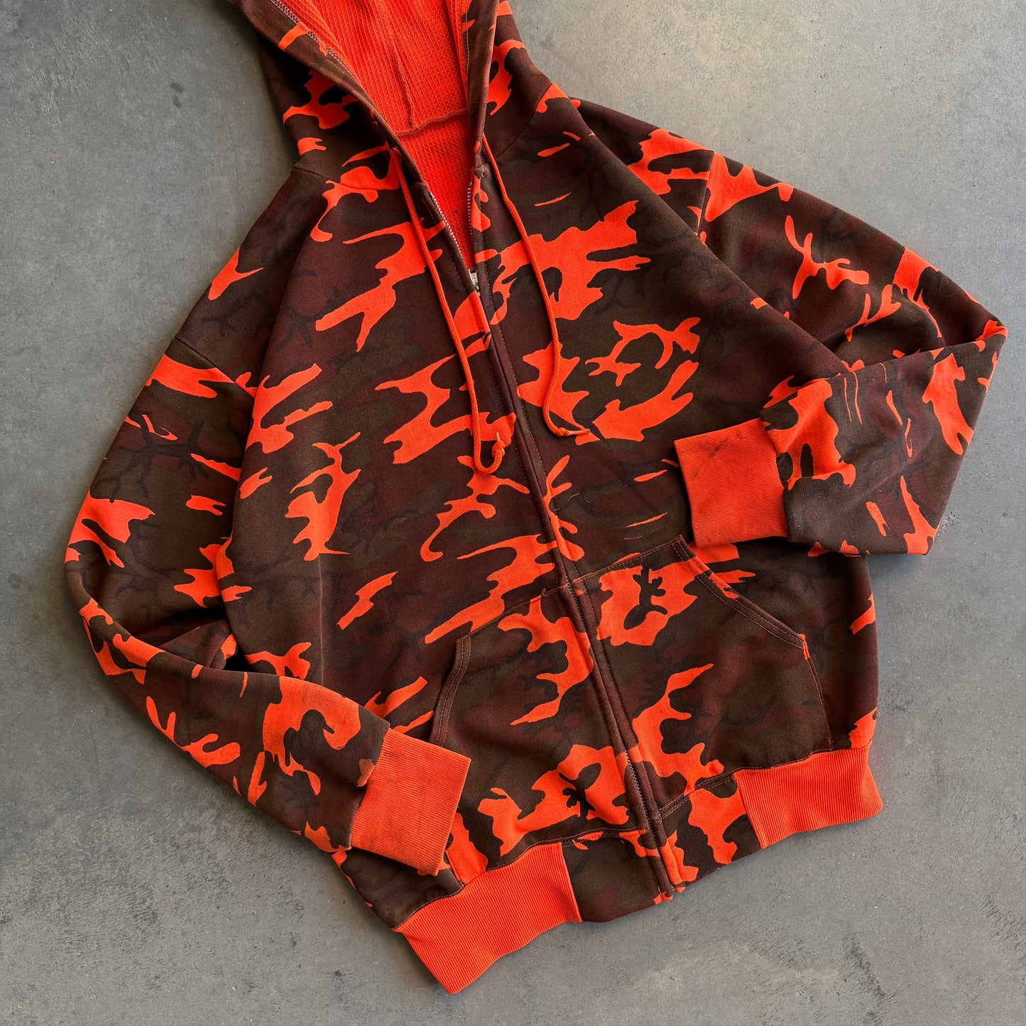 (L) Neon Camo Hoodie