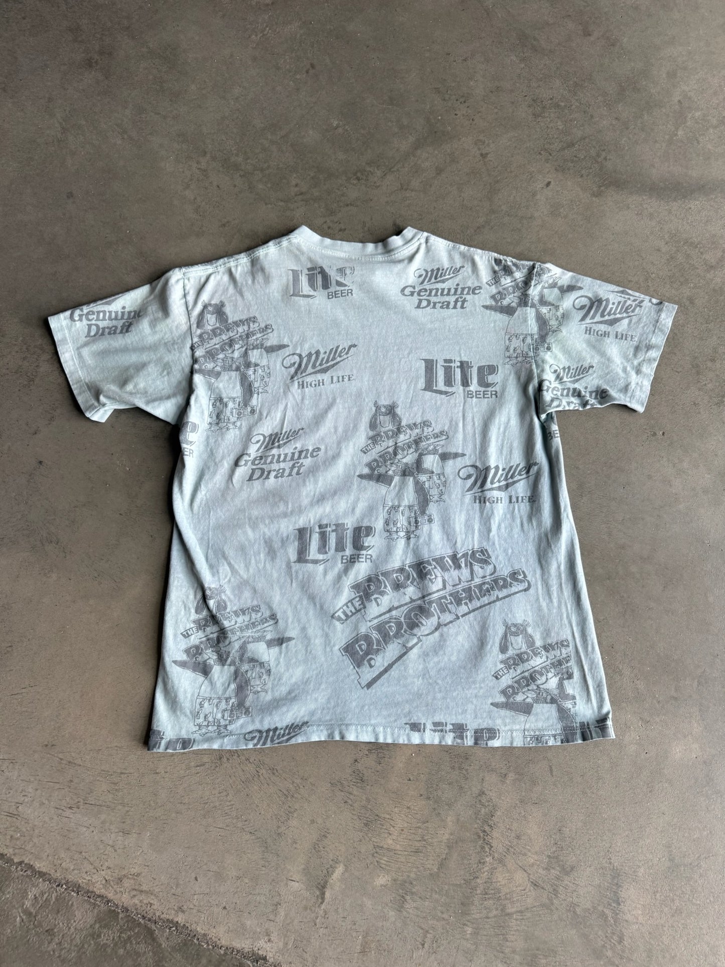 (L) Miller Lite AOP Tee
