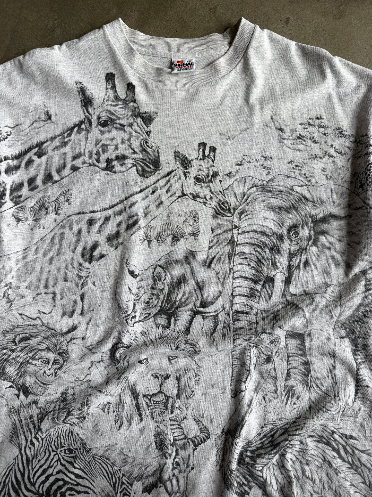 (XL) African Safari AOP Tee