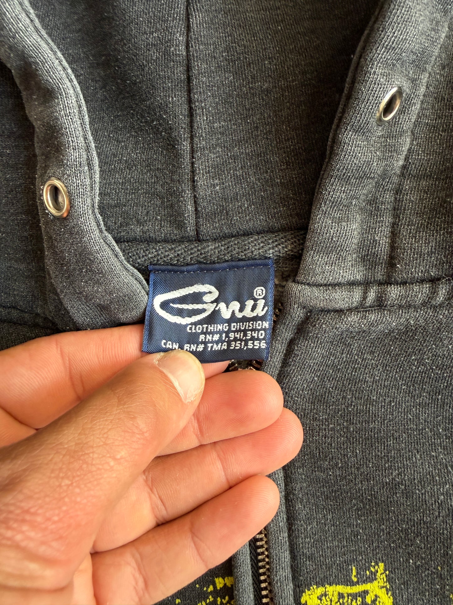 (L) GNU Zip Up Hoodie