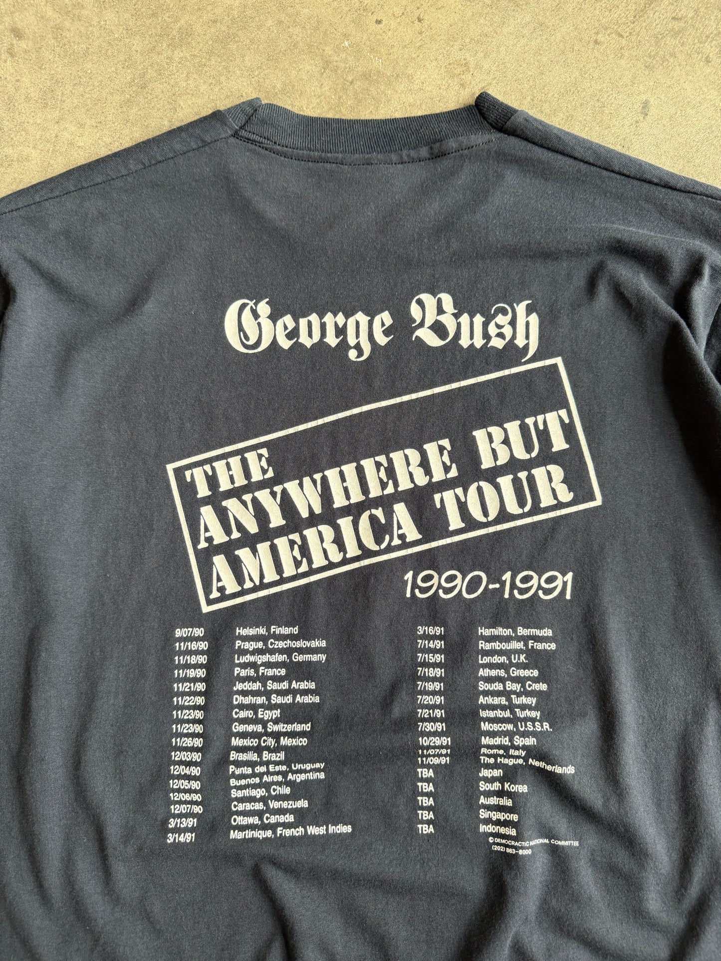 (L) George Bush Tour Tee