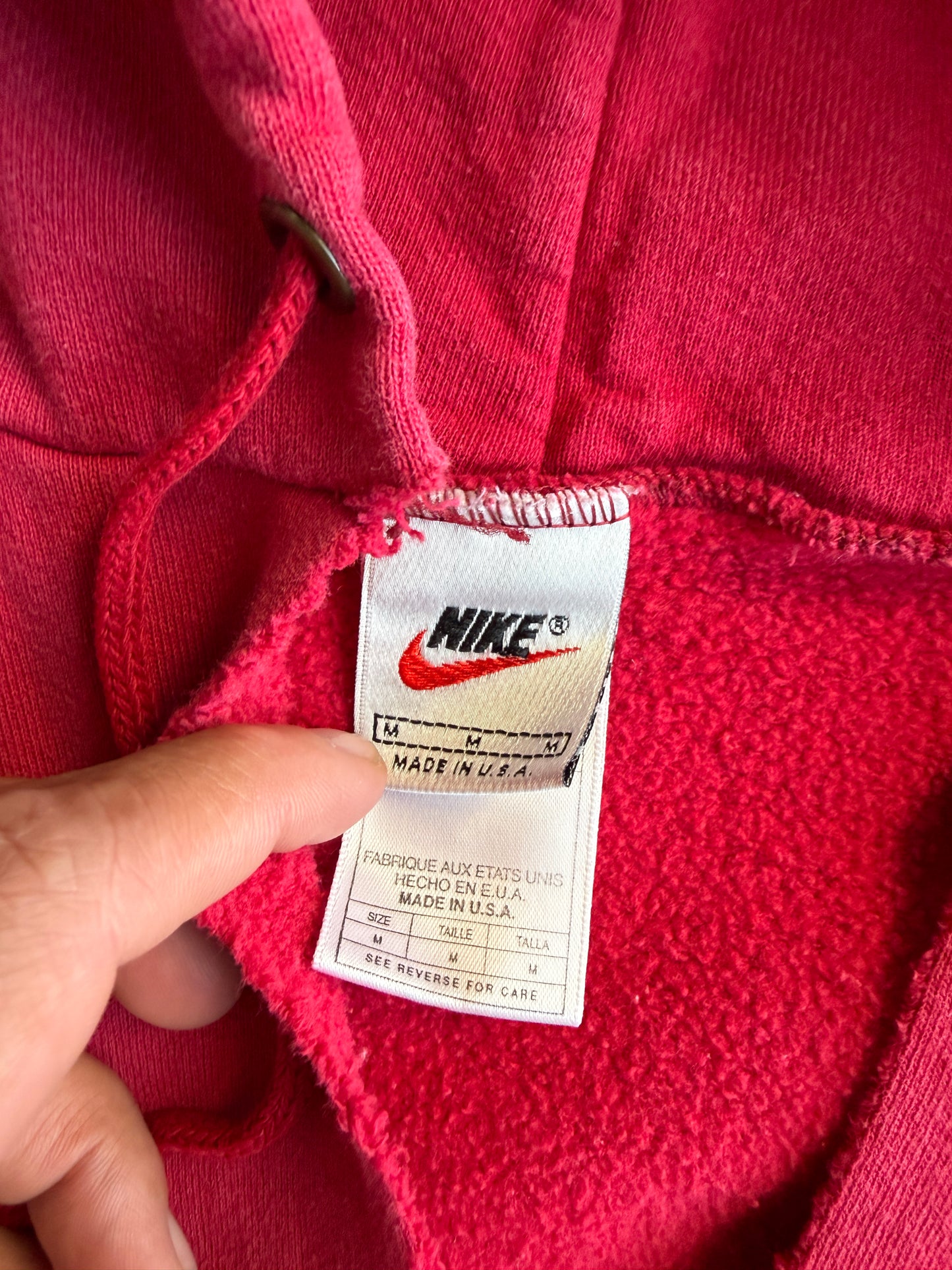 (M) Red Nike Hoodie