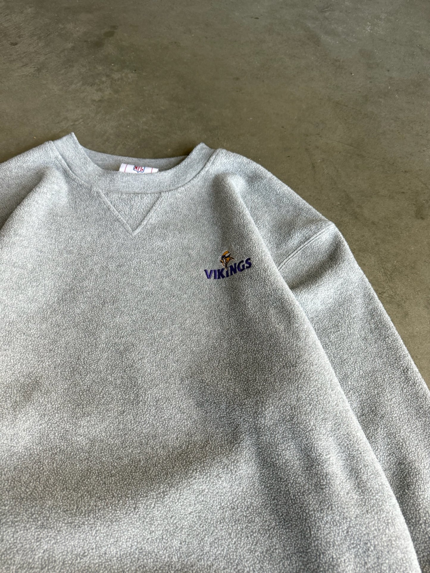 (XL) Minnesota Vikings Fleece Crew