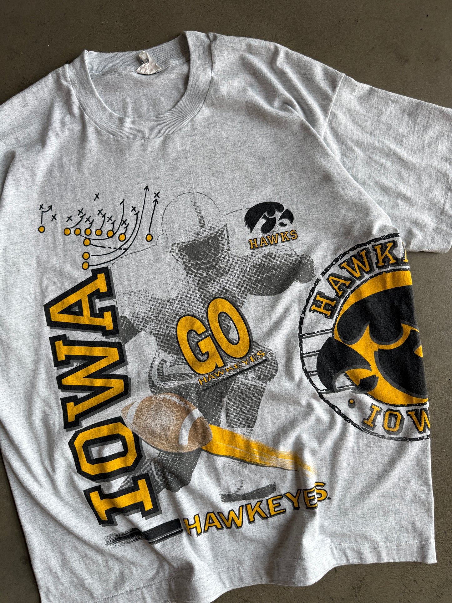 (XL) Iowa Football AOP Tee