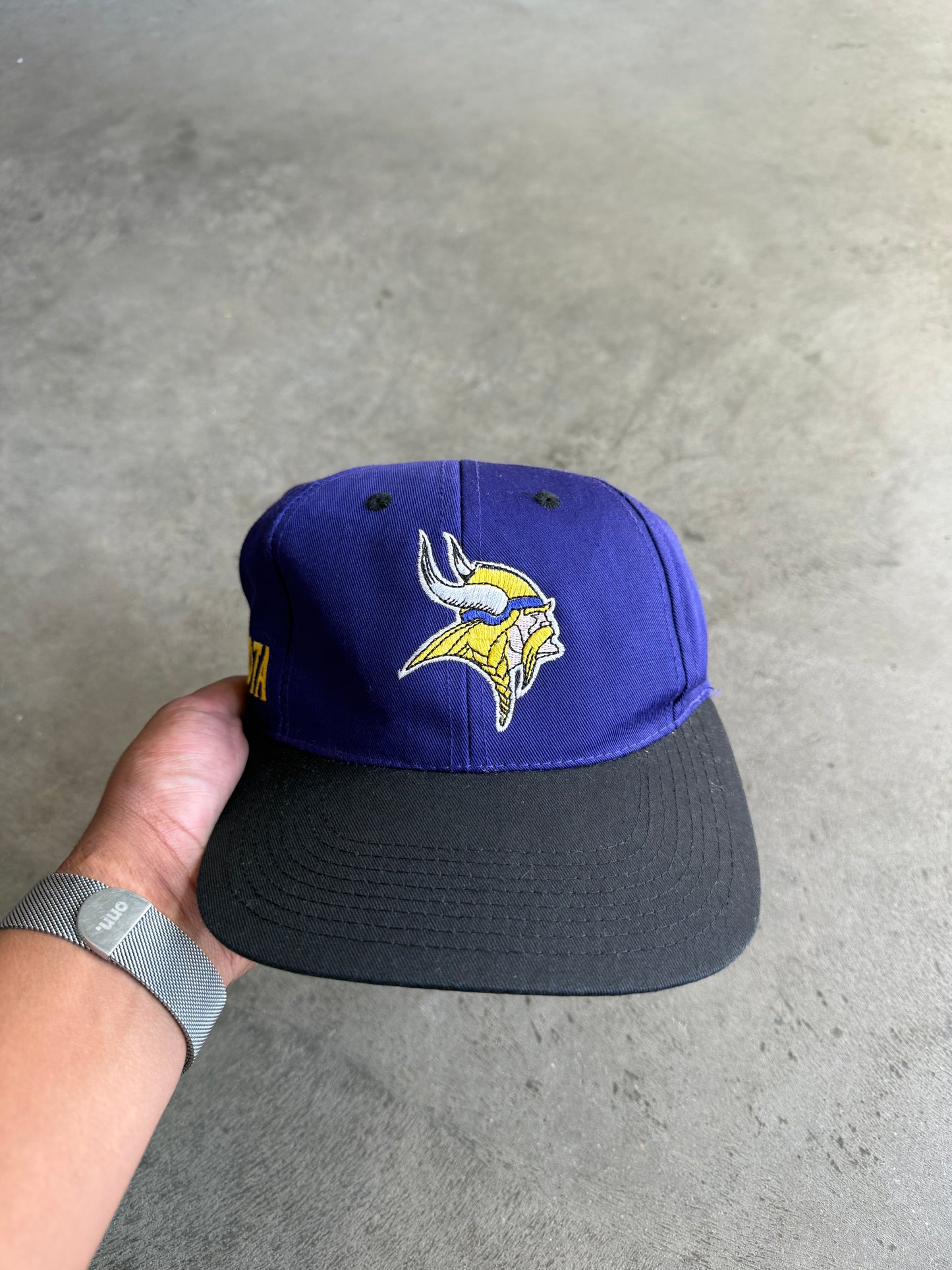 Minnesota Vikings Big Logo Snap Back Hat
