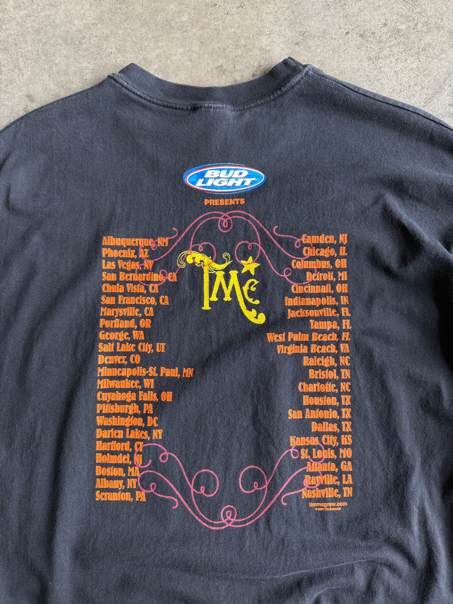 (XL) 2001 Tim McGraw Tee