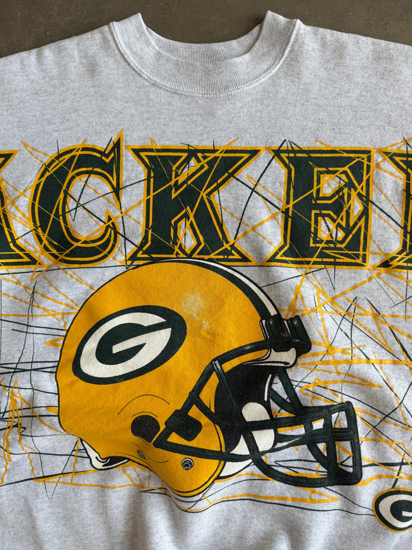 (XL) Green Bay Packers Spell Out Crew