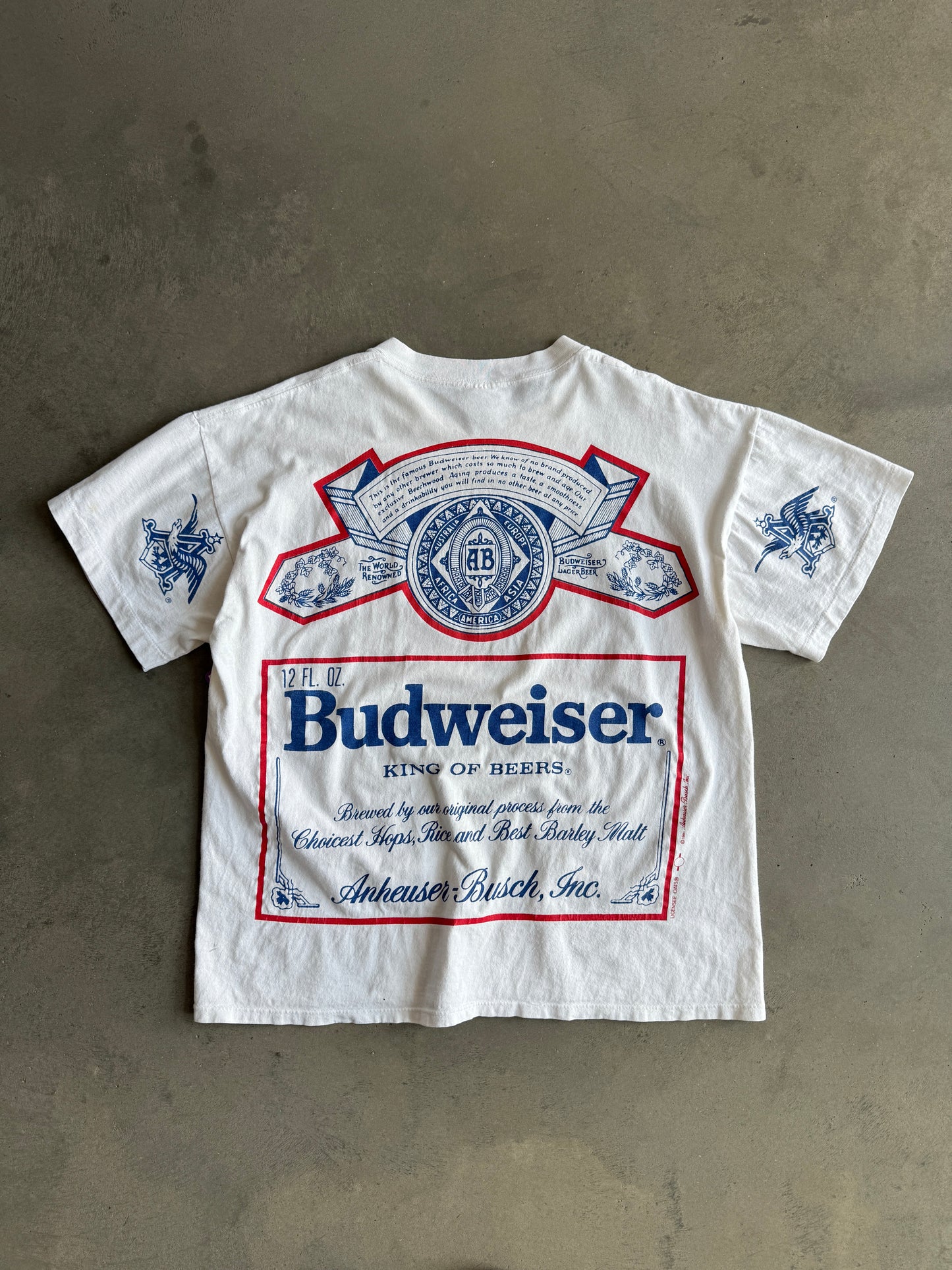 (XL) Budweiser AOP Tee