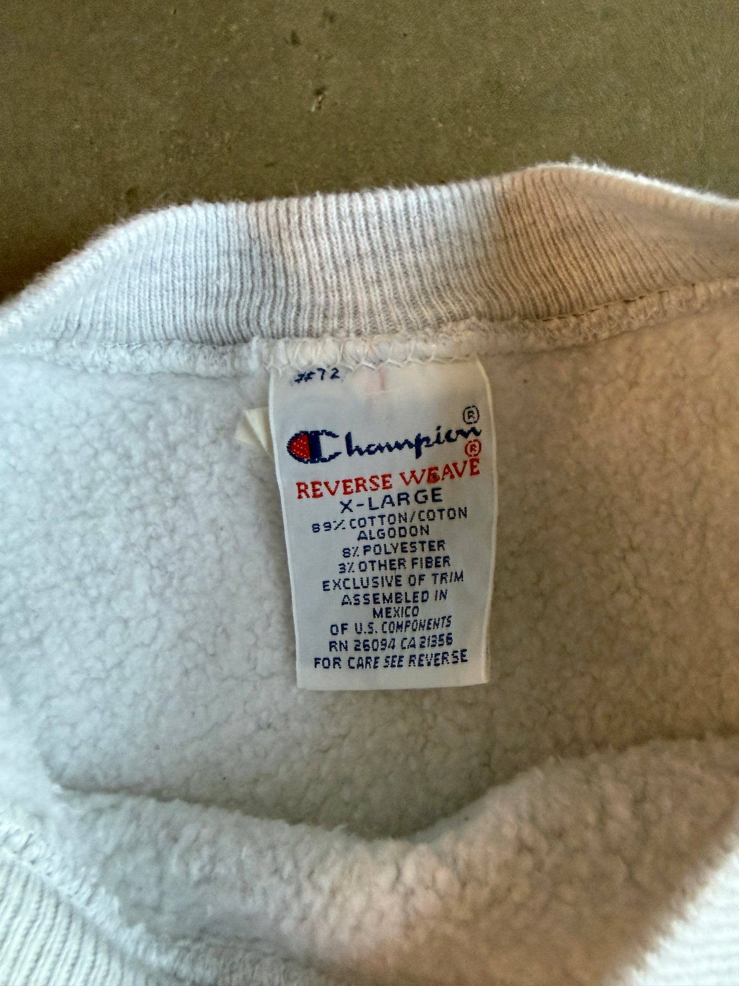 (XL) Harvard Champion Reverse Weave Crewneck