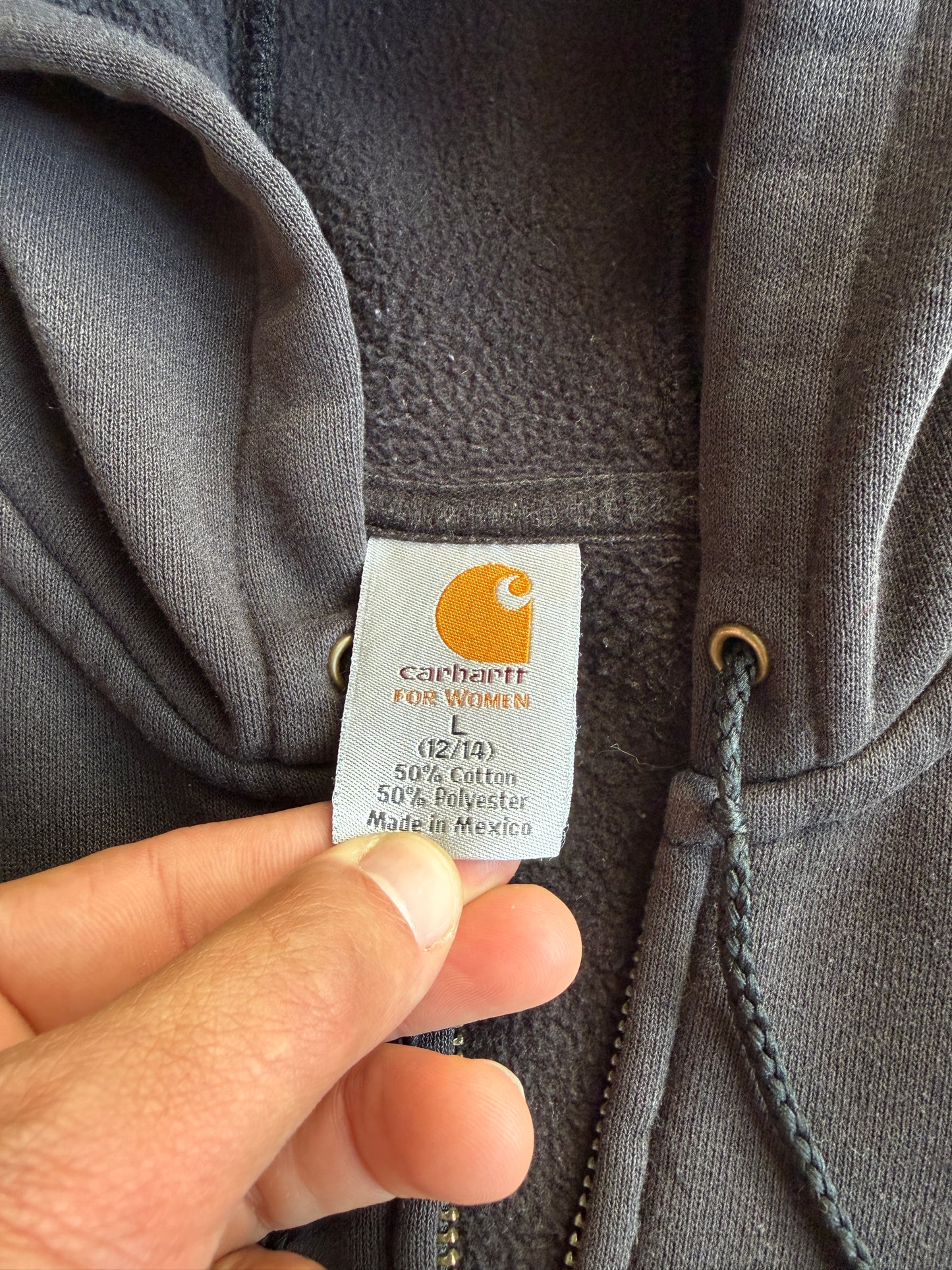 (L) Ladies Carhartt Zip Up Hoodie