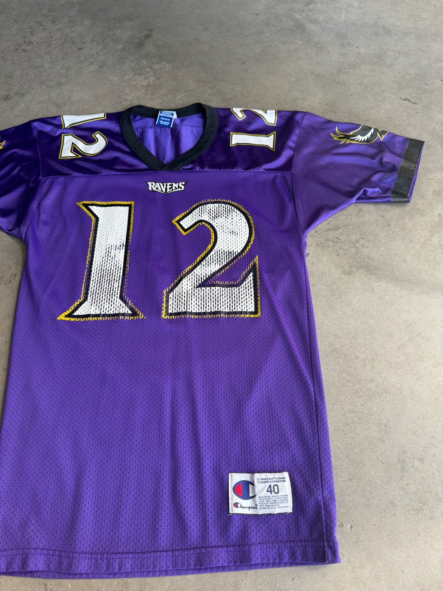 (M) Testaverde Baltimore Ravens Jersey