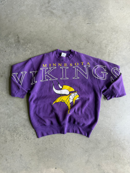 (XL) Minnesota Vikings Spell Out Crew