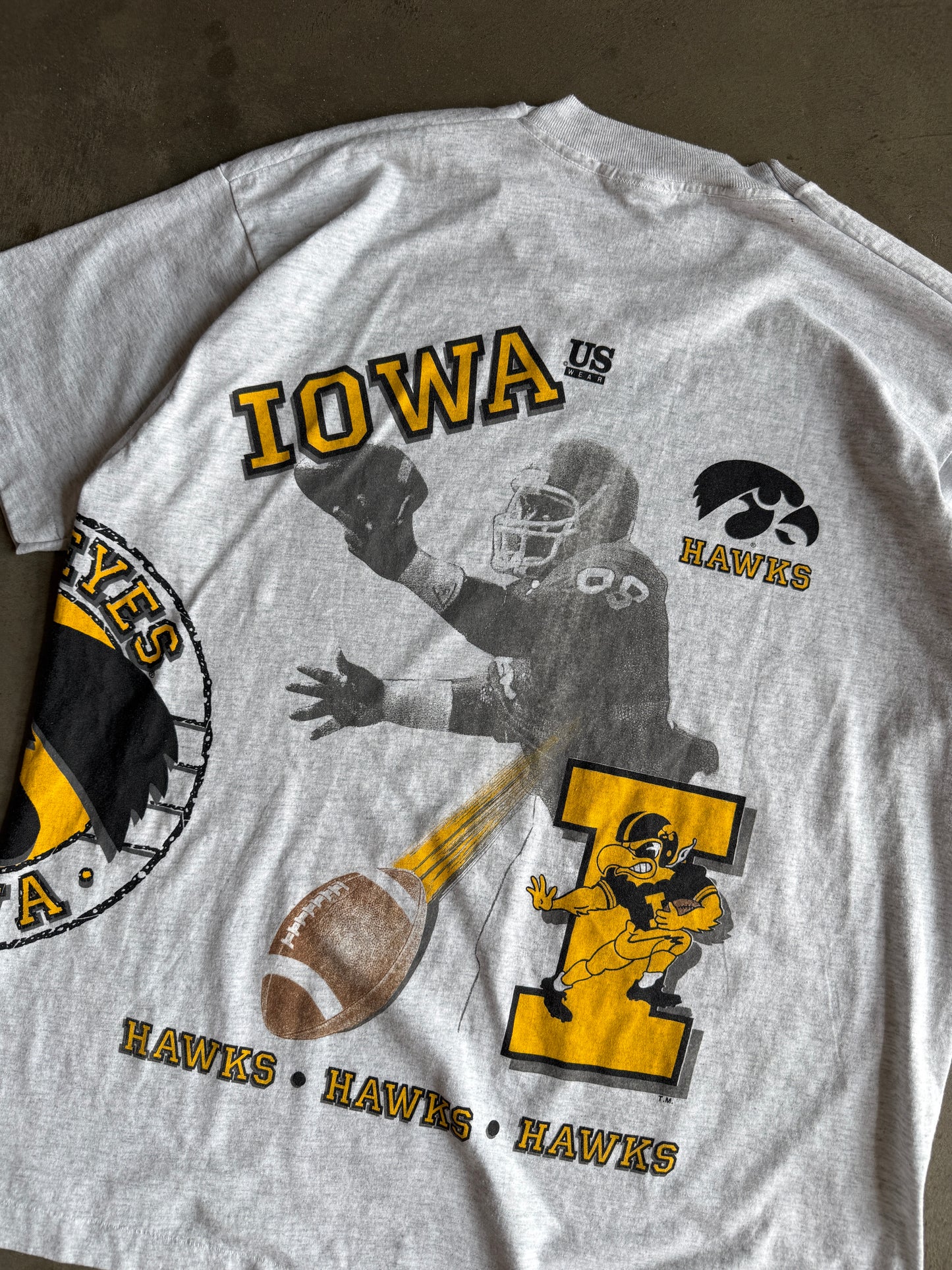 (XL) Iowa Football AOP Tee