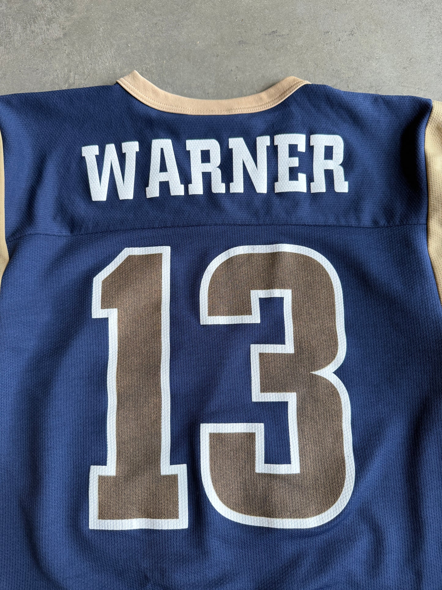 (L) Kurt Warner Rams Jersey