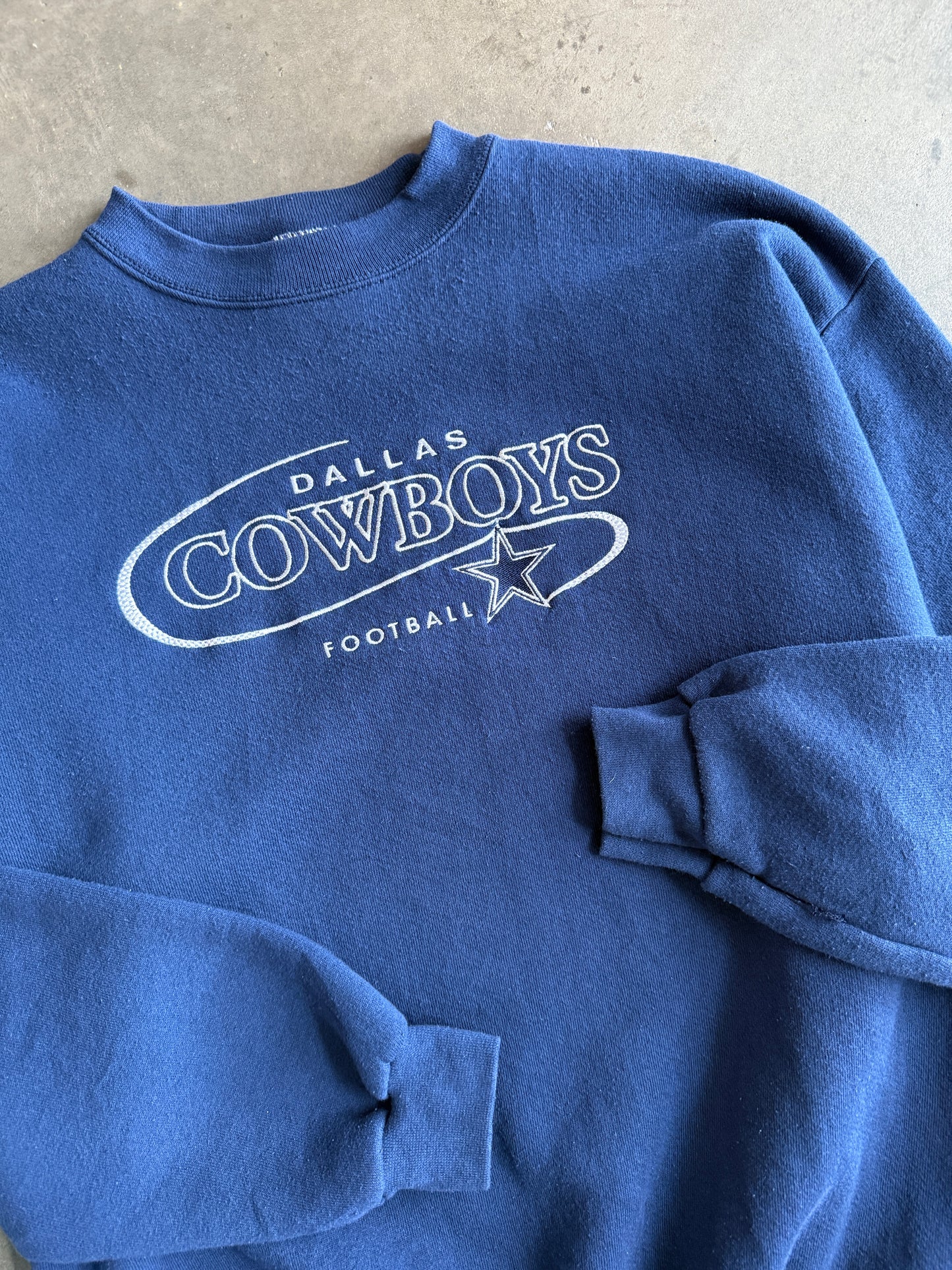 (L) Dallas Cowboys Embroidered Crew