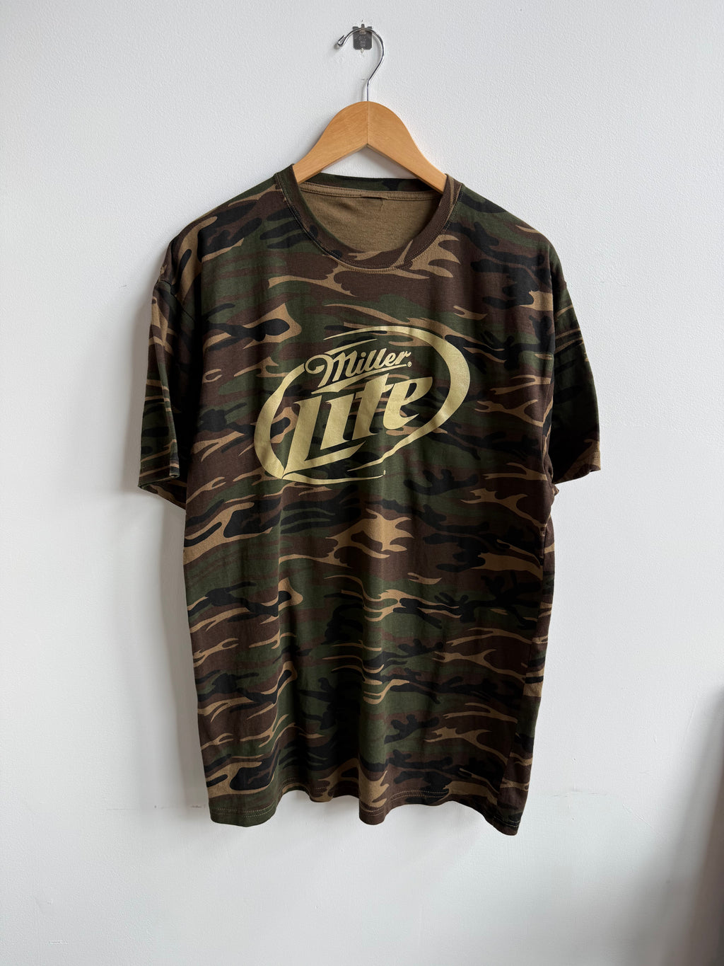 (XL) Miller Lite Camo Tee