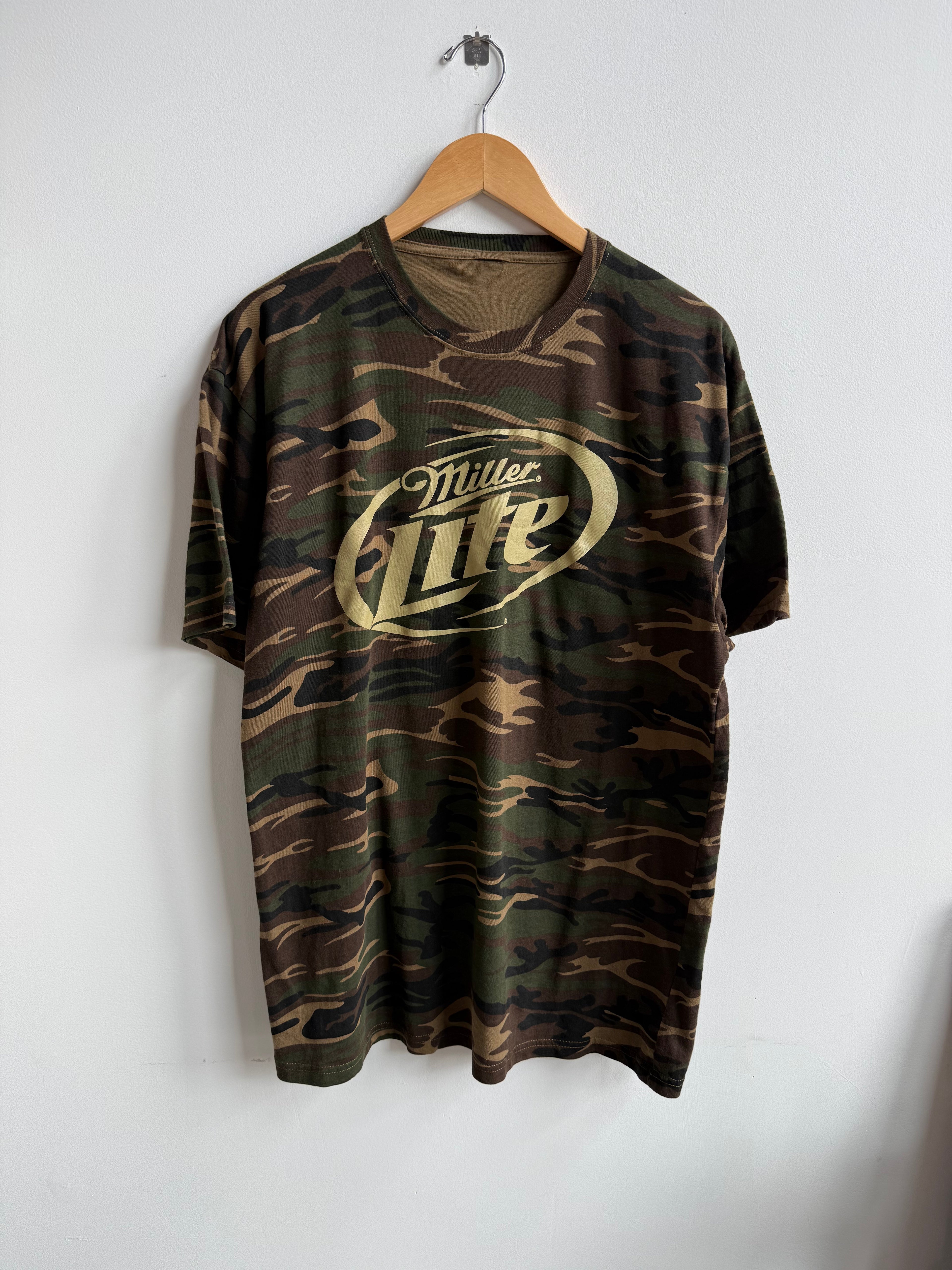(XL) Miller Lite Camo Tee