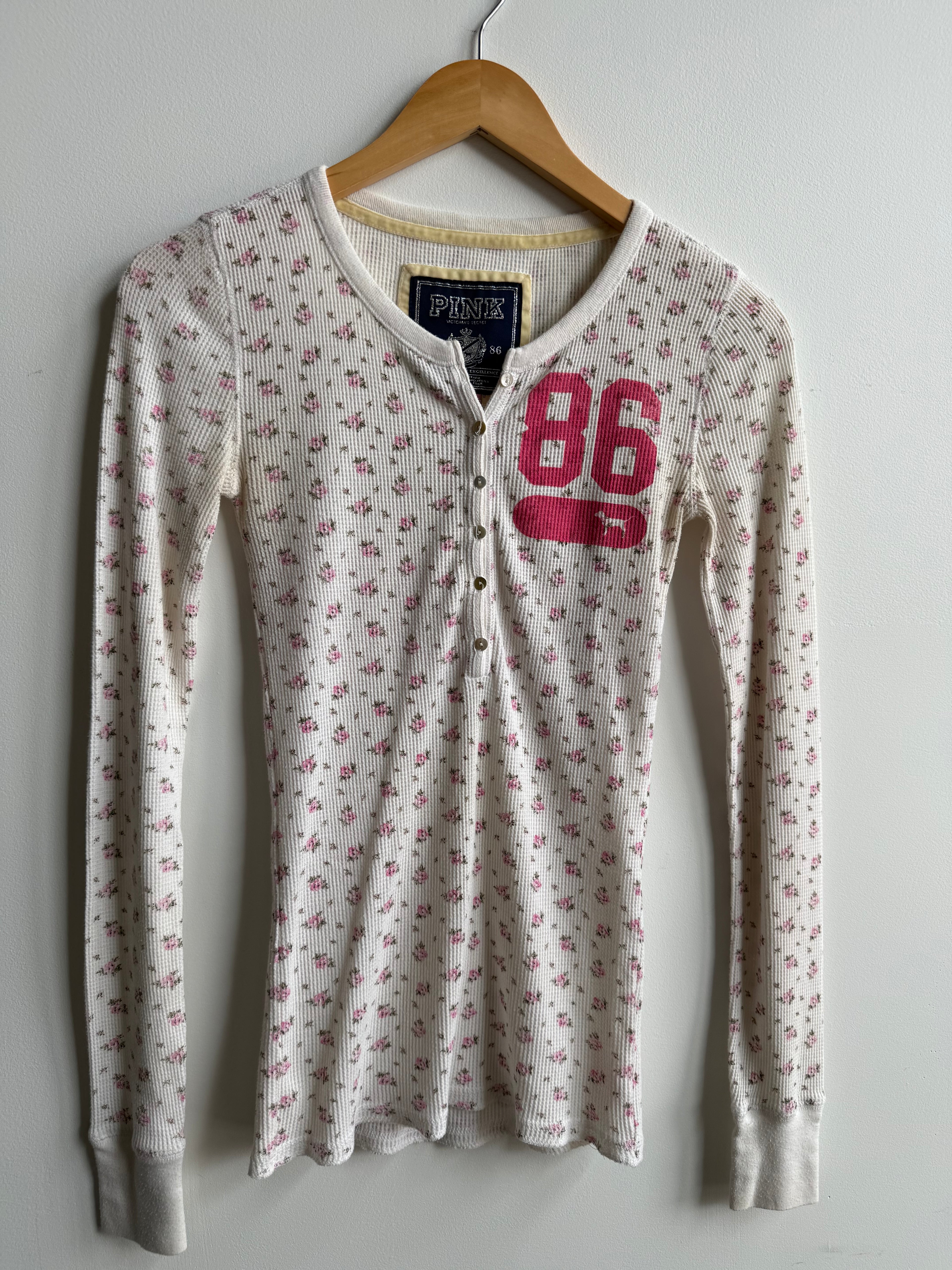(S) Pink Thermal Tee