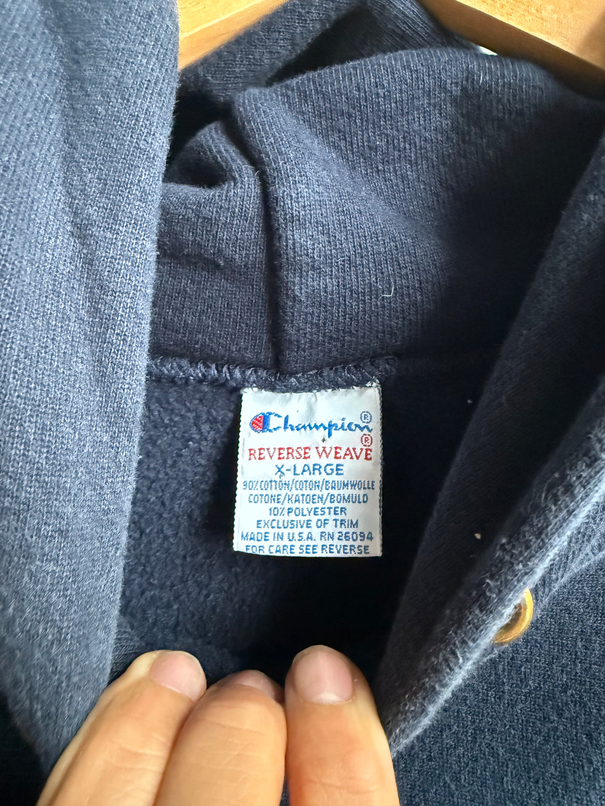 (XL) Luther College Reverse Weave Hoodie
