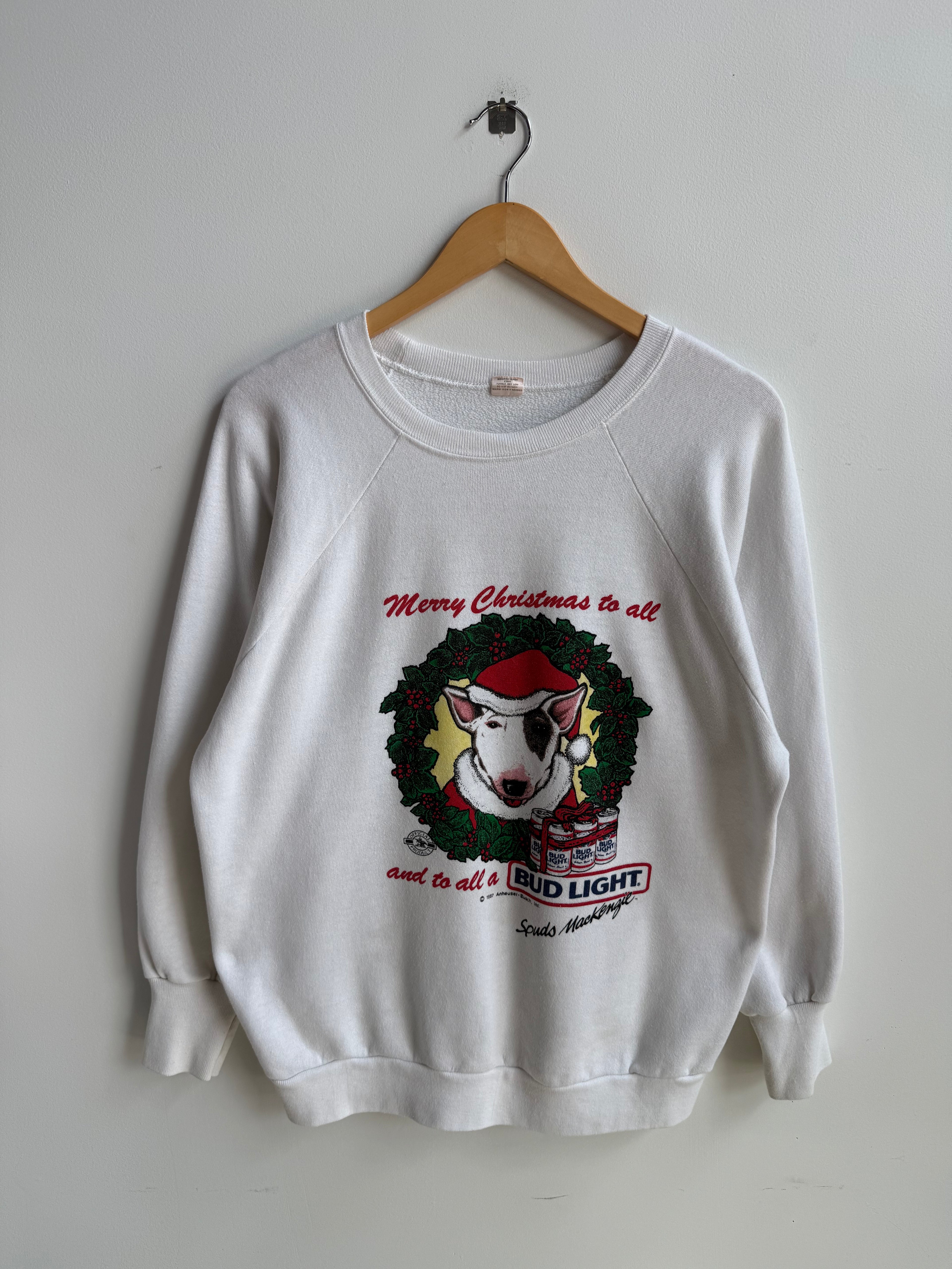 (L) Bud Light Spud Mackenzie Christmas Crew