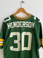 (L) Green Bay Packers Henderson Jersey