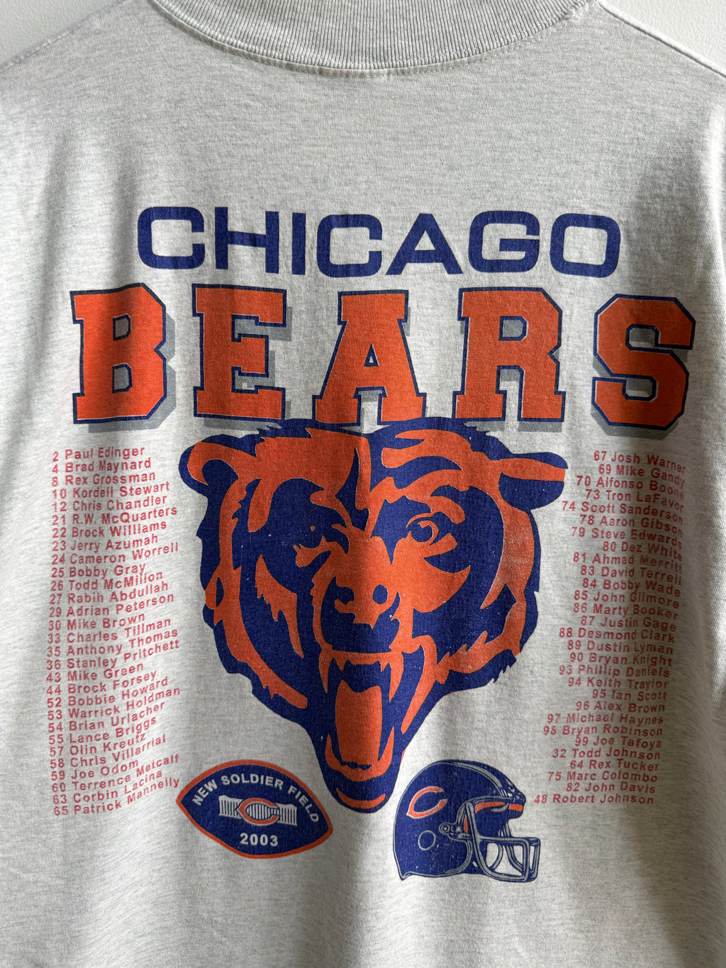 (L) Chicago Bears Mock Neck Tee