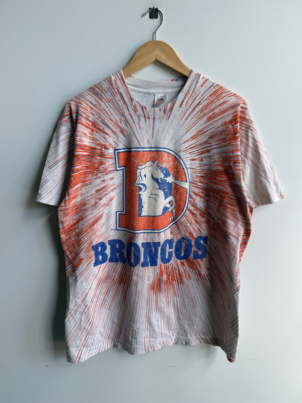 (L) Denver Broncos All Over Print Tee