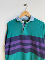 (L) Striped Rugby Longsleeve