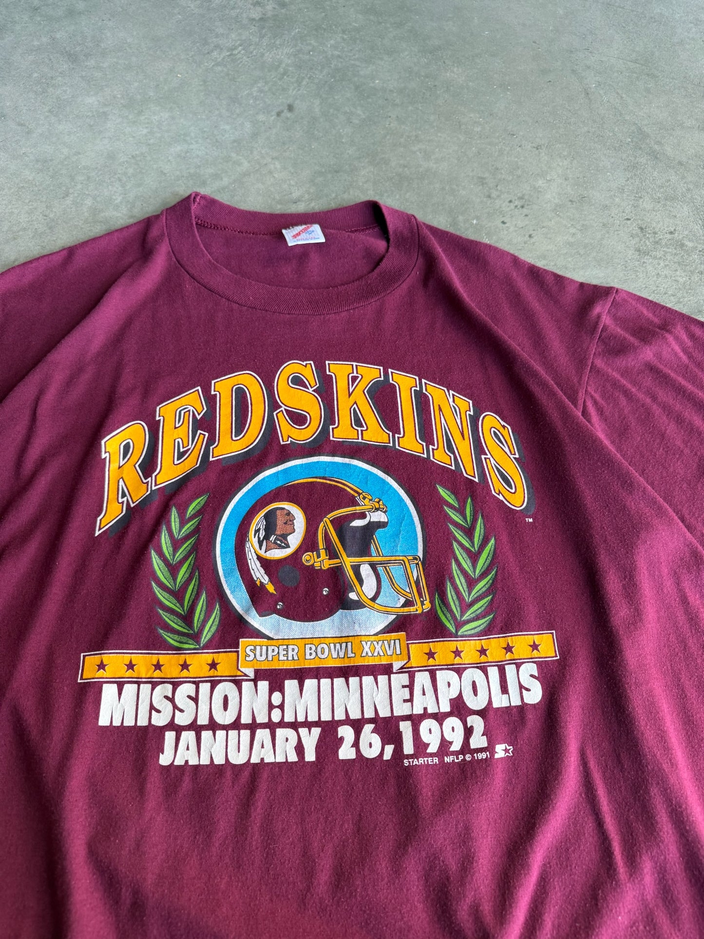 (XXL) Washington Redskins Super Bowl XXVI Tee