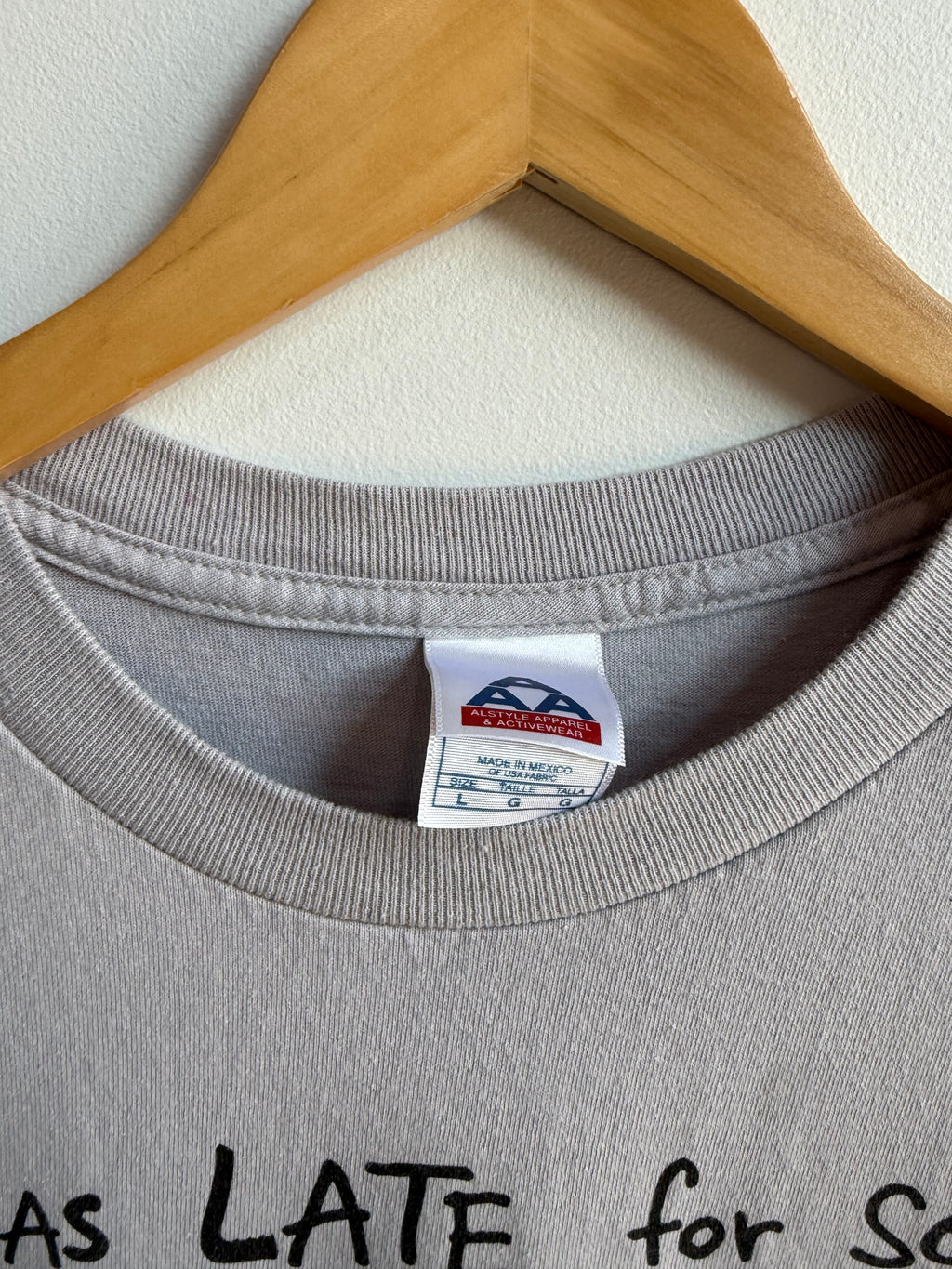 (L) Late for School Tee