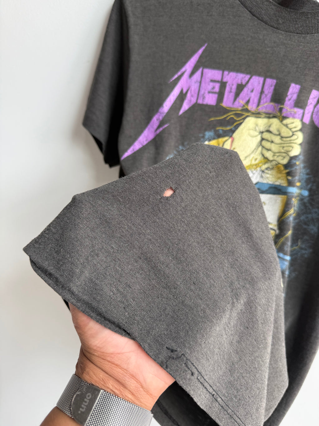 (M) Metallica Damaged Justice Pushead Tee