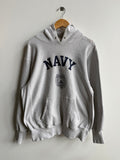 (XL) Navy Reverse Weave Hoodie