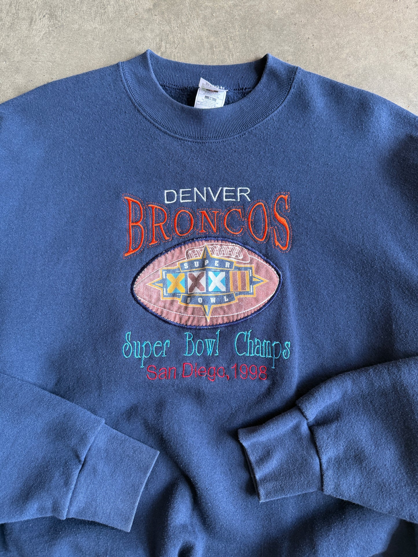 (XL) 1998 Denver Broncos Crew