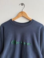 (L) Navy Champion Reverse Weave Crew