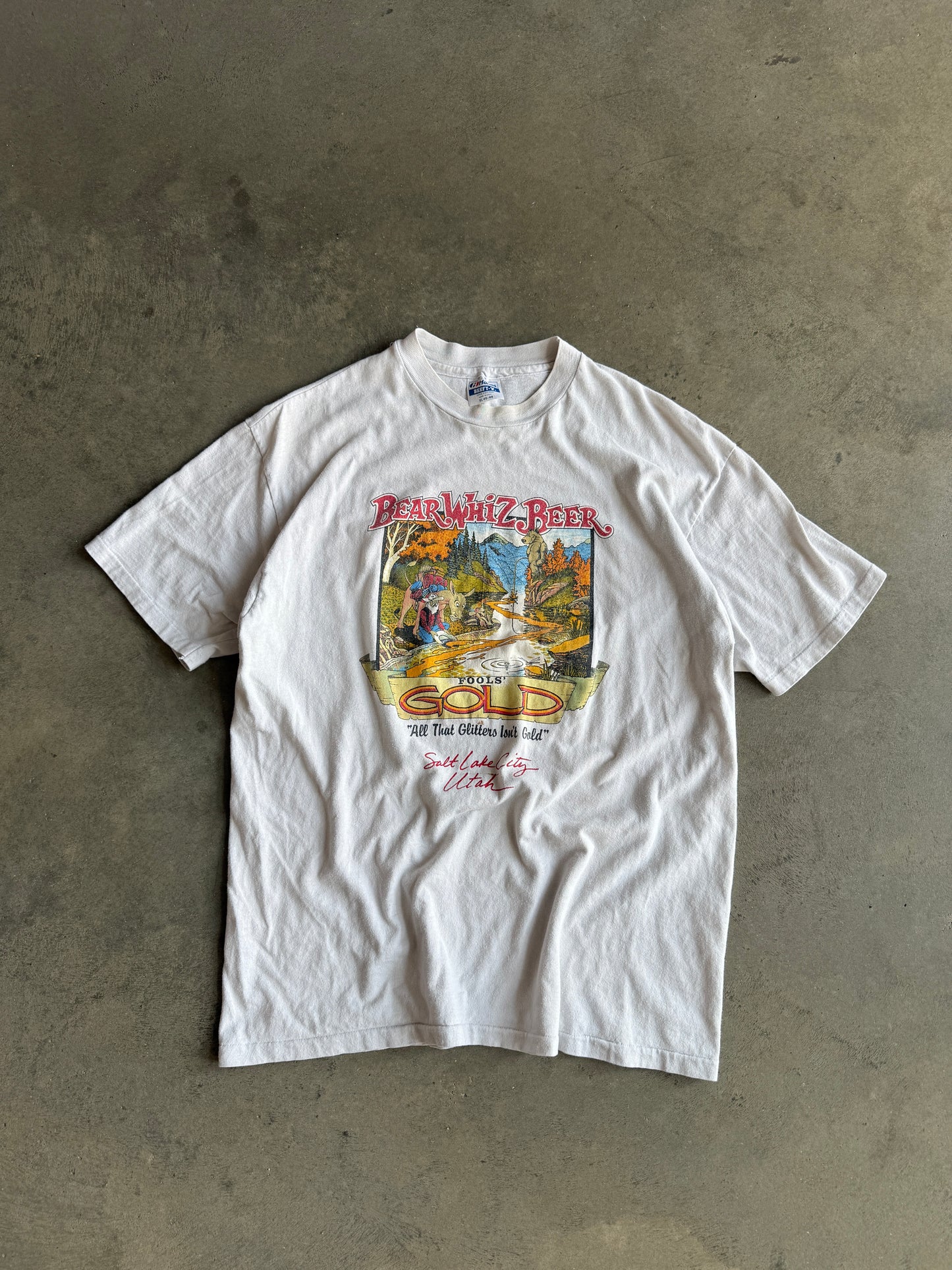 (XL) Bear Whiz Beer Tee