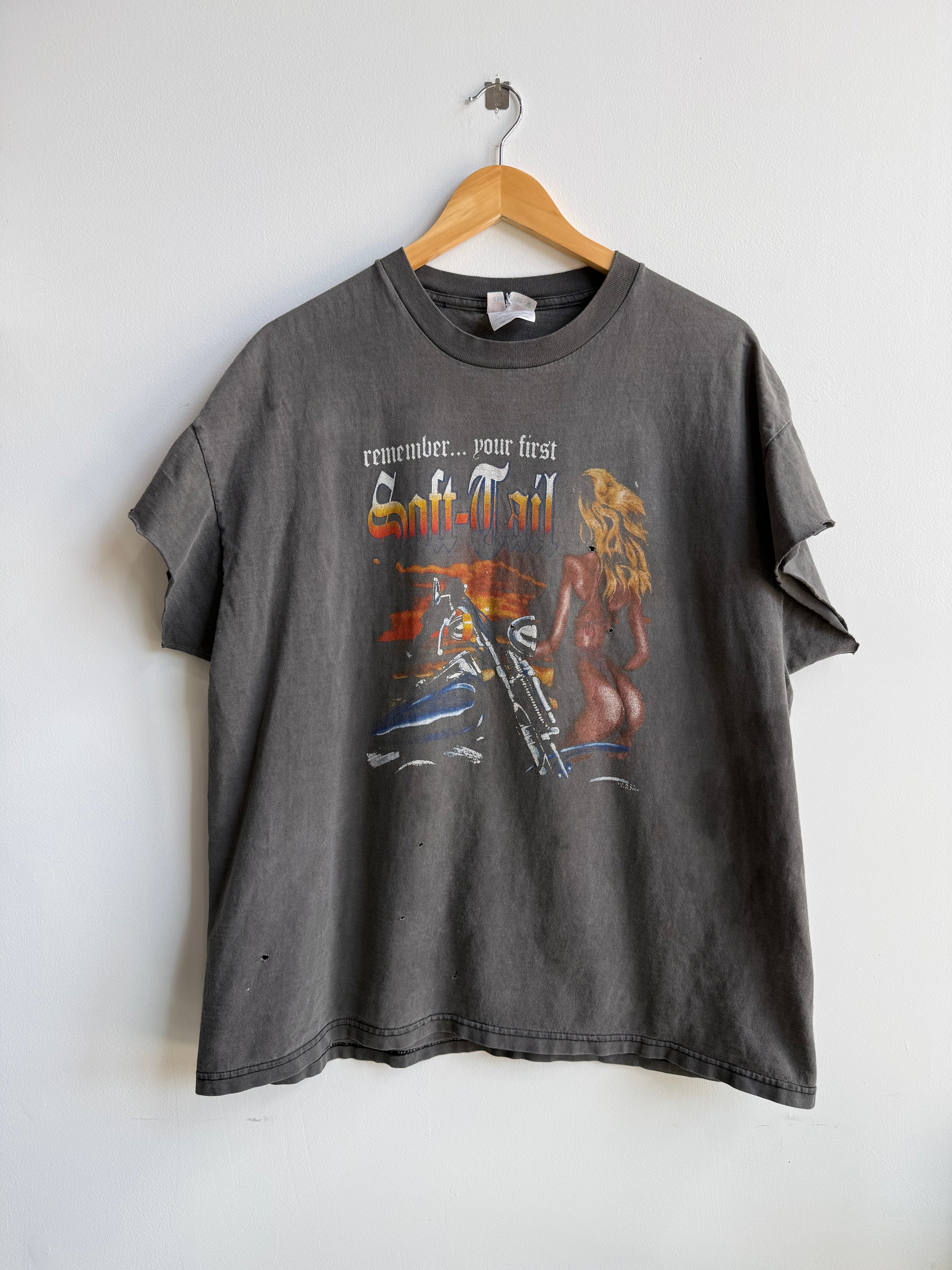 (XL) Soft Tail Biker Tee