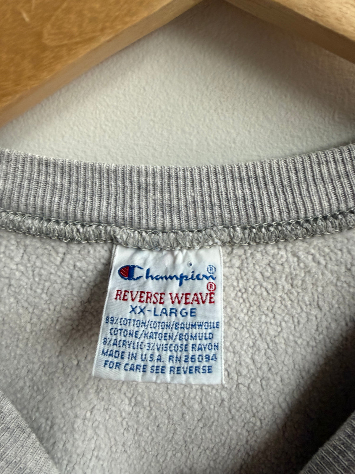 (XXL) Michigan State Reverse Weave Crew