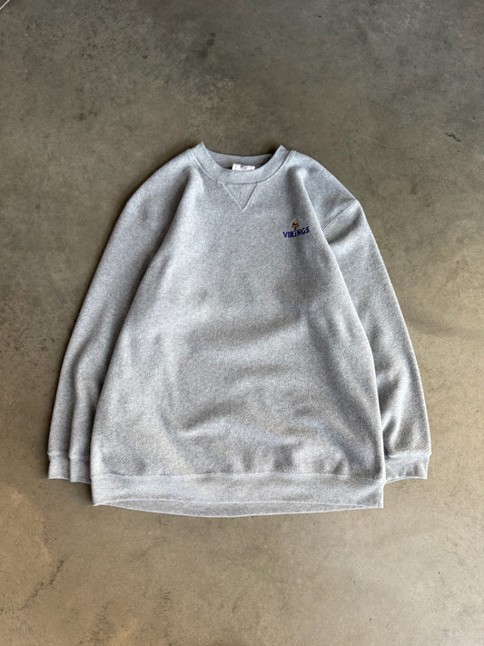 (XL) Minnesota Vikings Fleece Crew