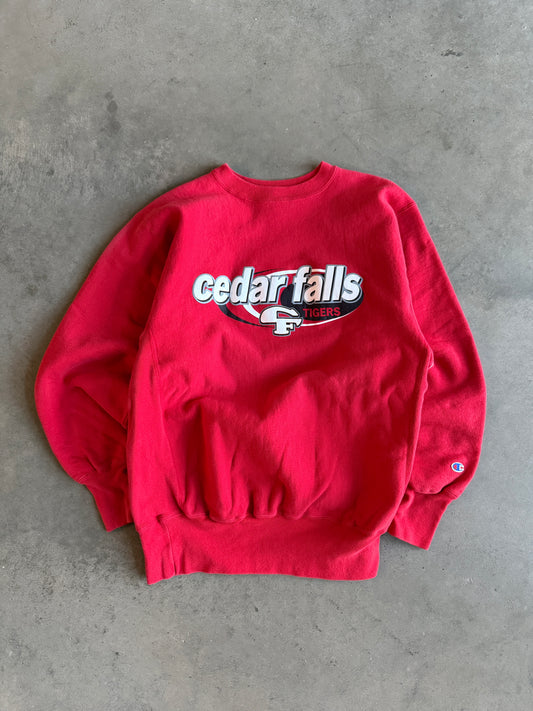 (XL) Cedar Falls Champion Reverse Weave Crew
